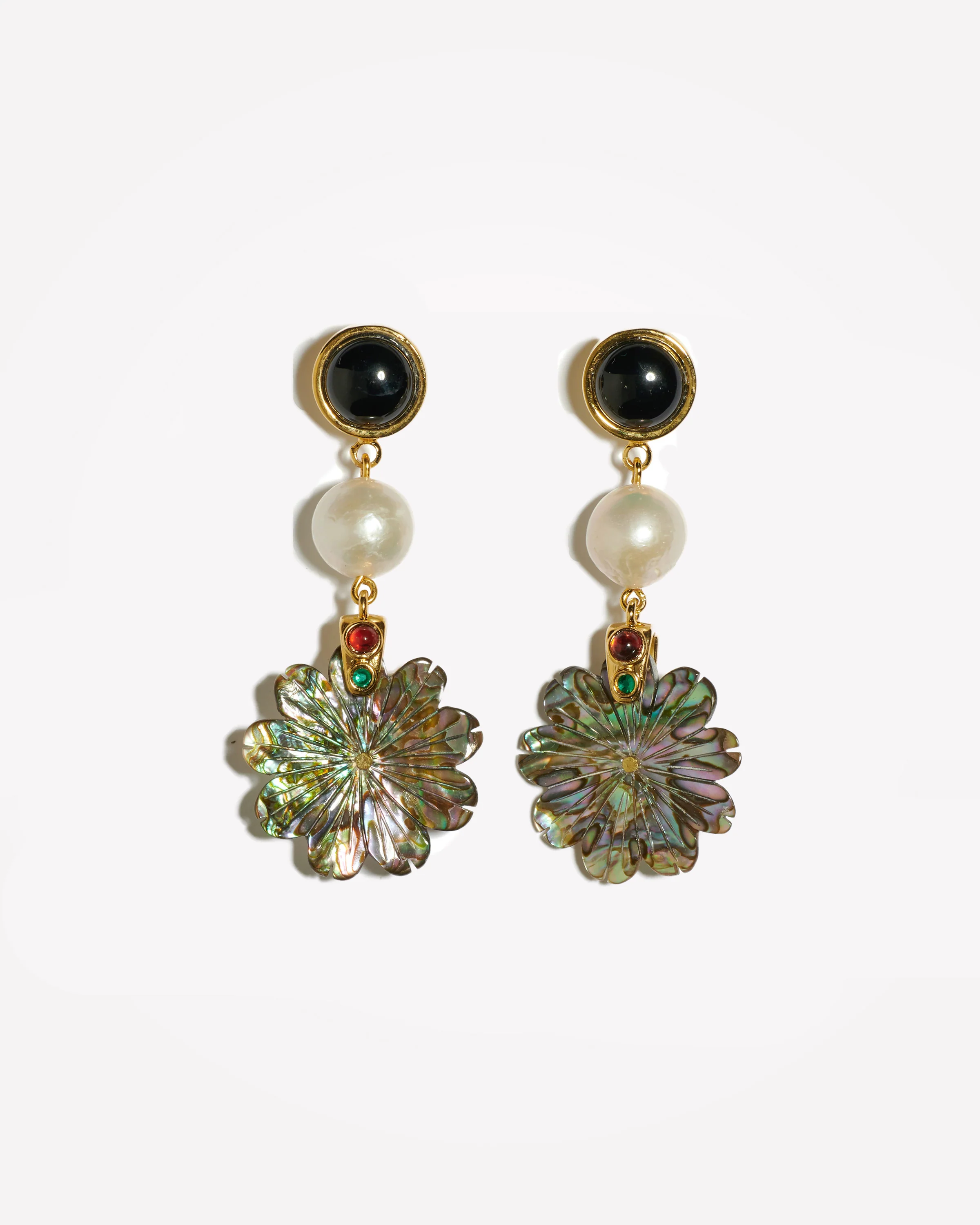 still life earrings