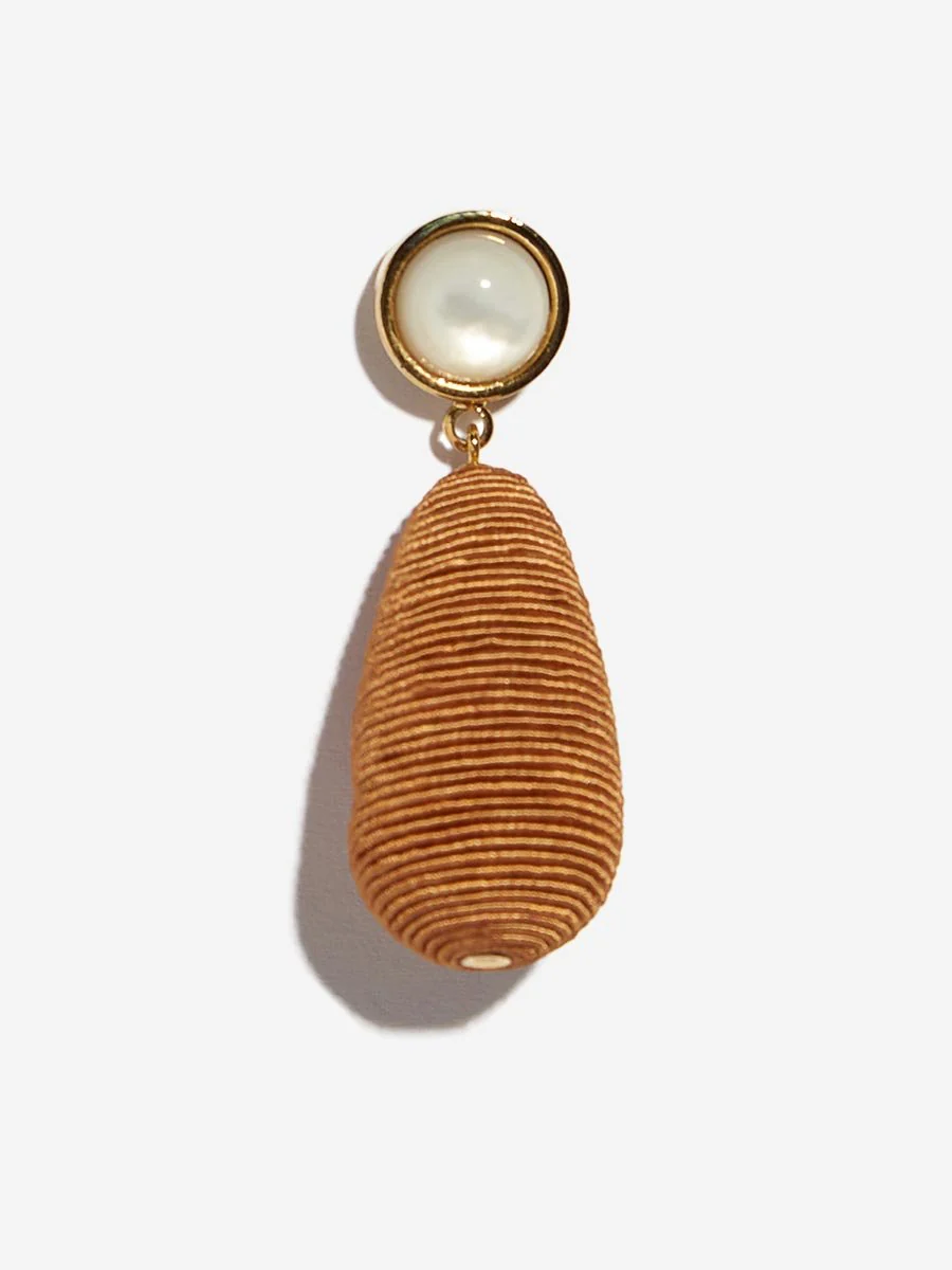 terra cotta drop earrings - Image 2