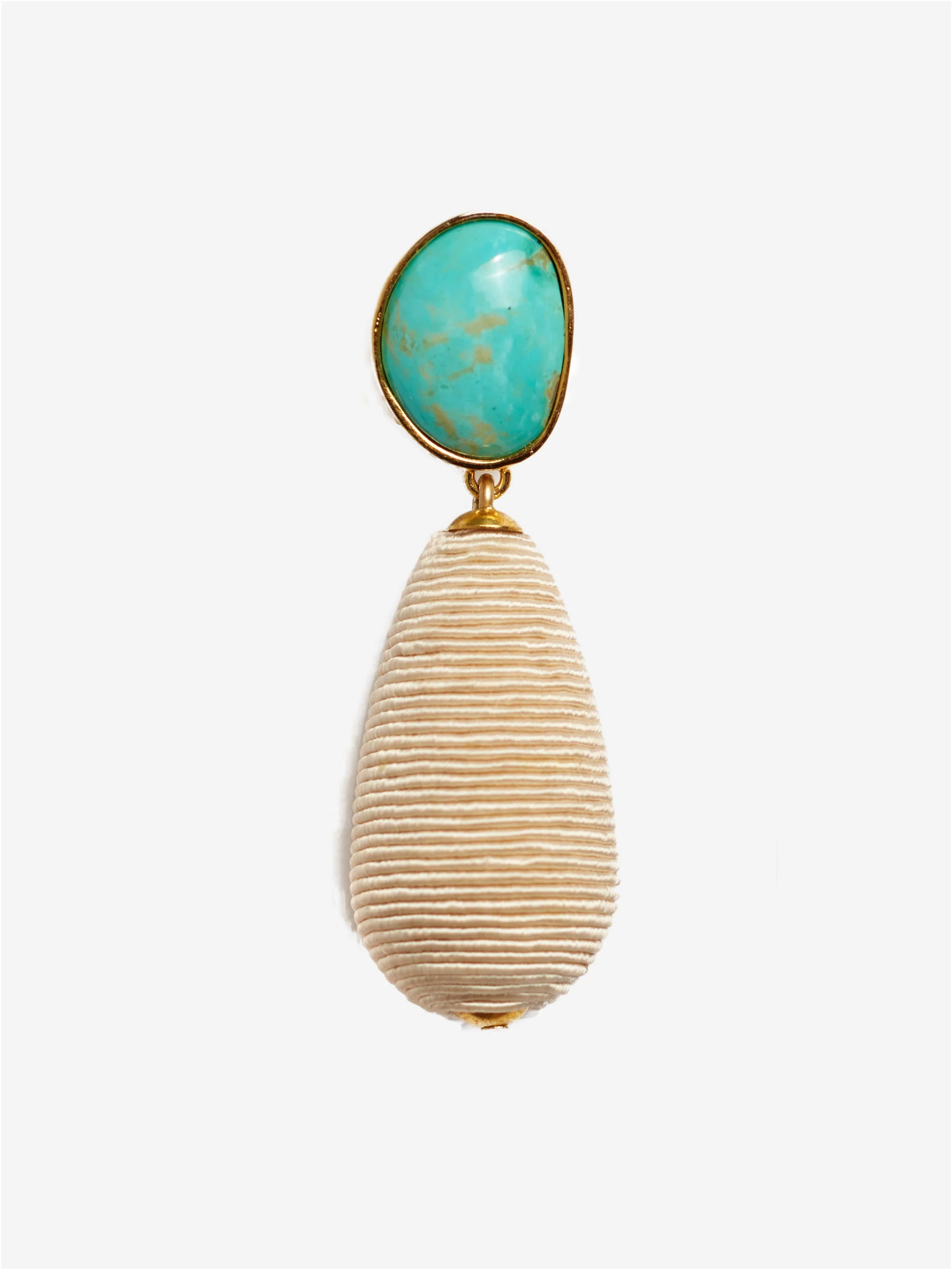 turquoise drop earrings - Image 2