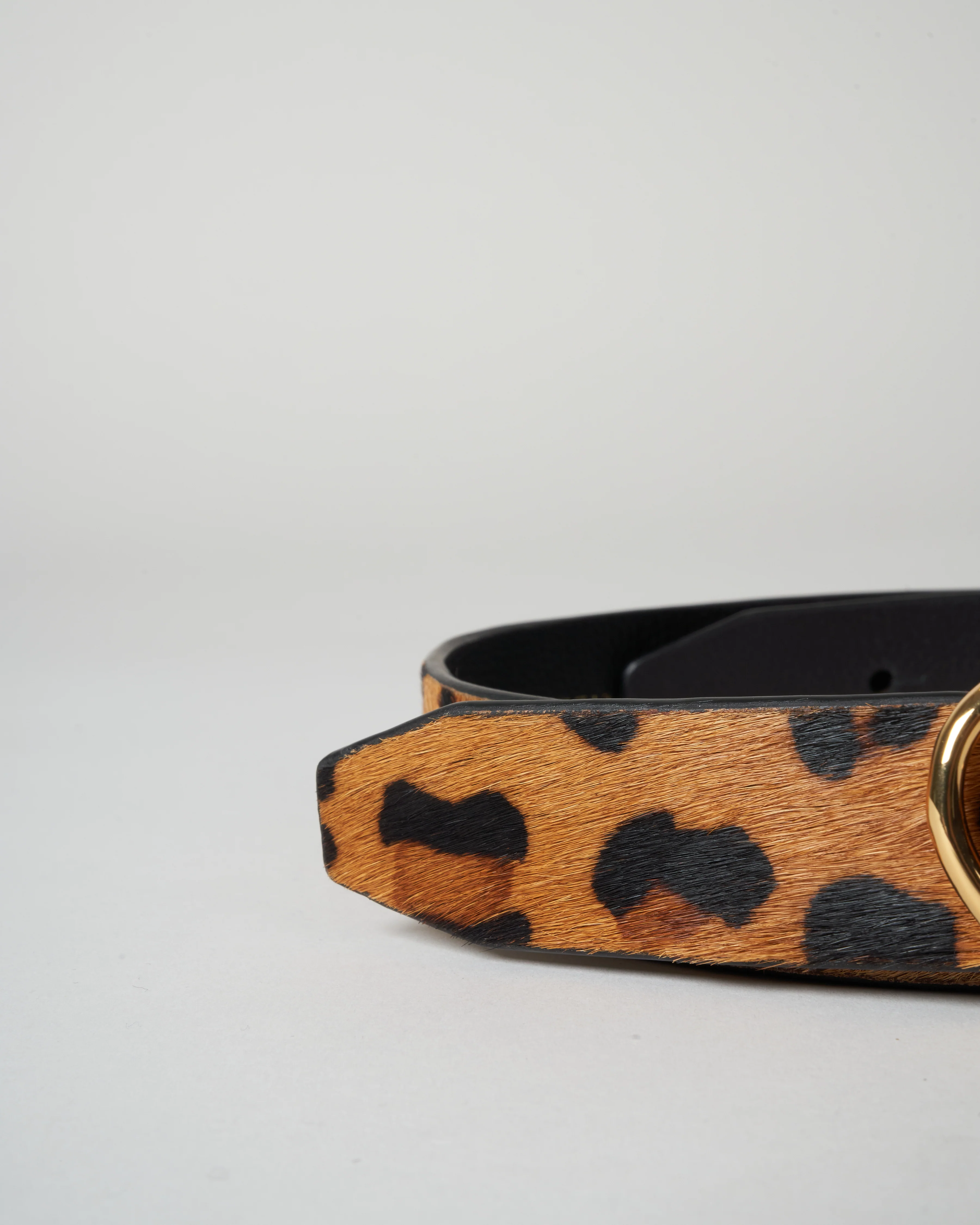 wide georgia belt - dark leopard - Image 4