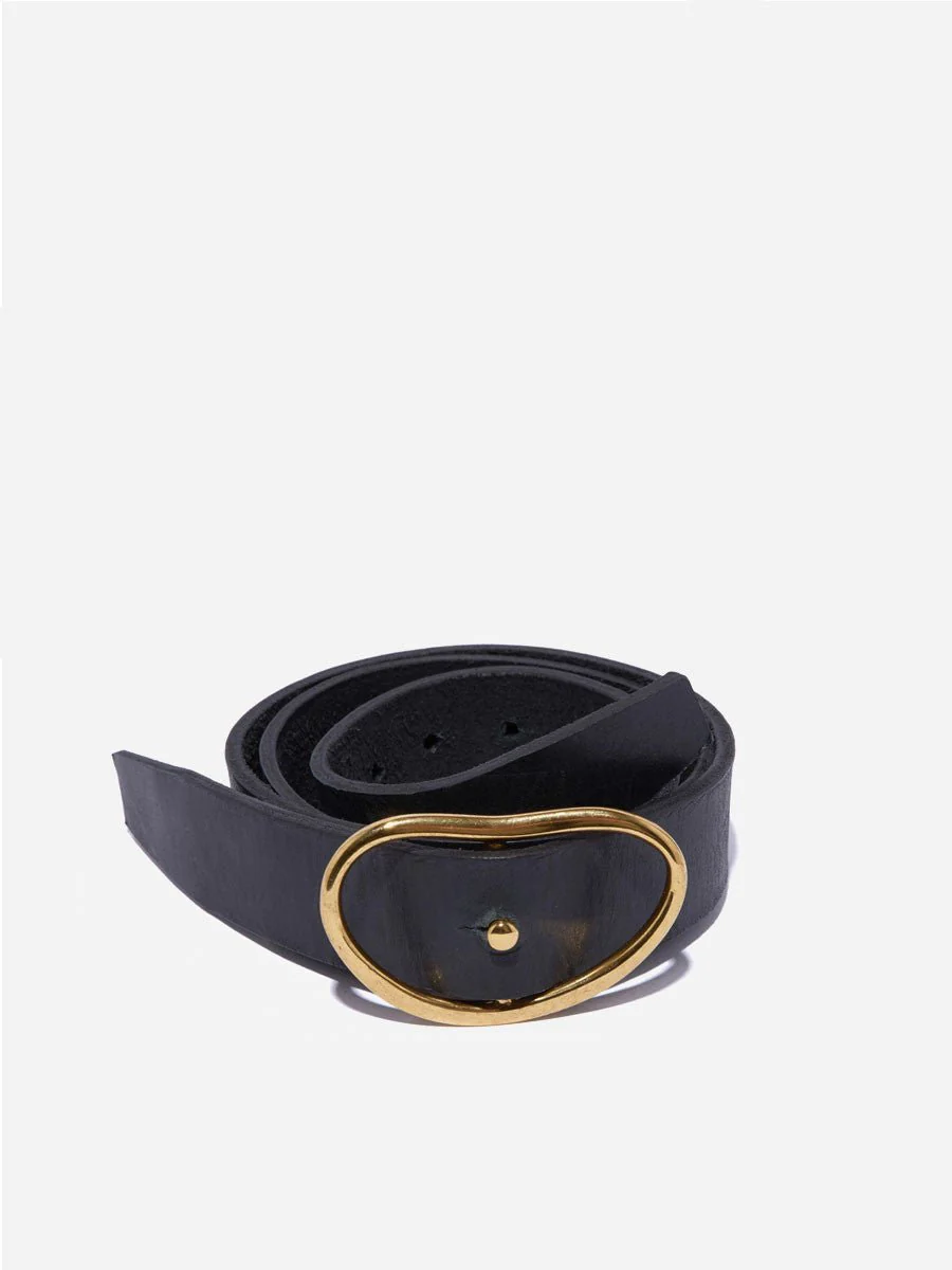 wide georgia belt - black