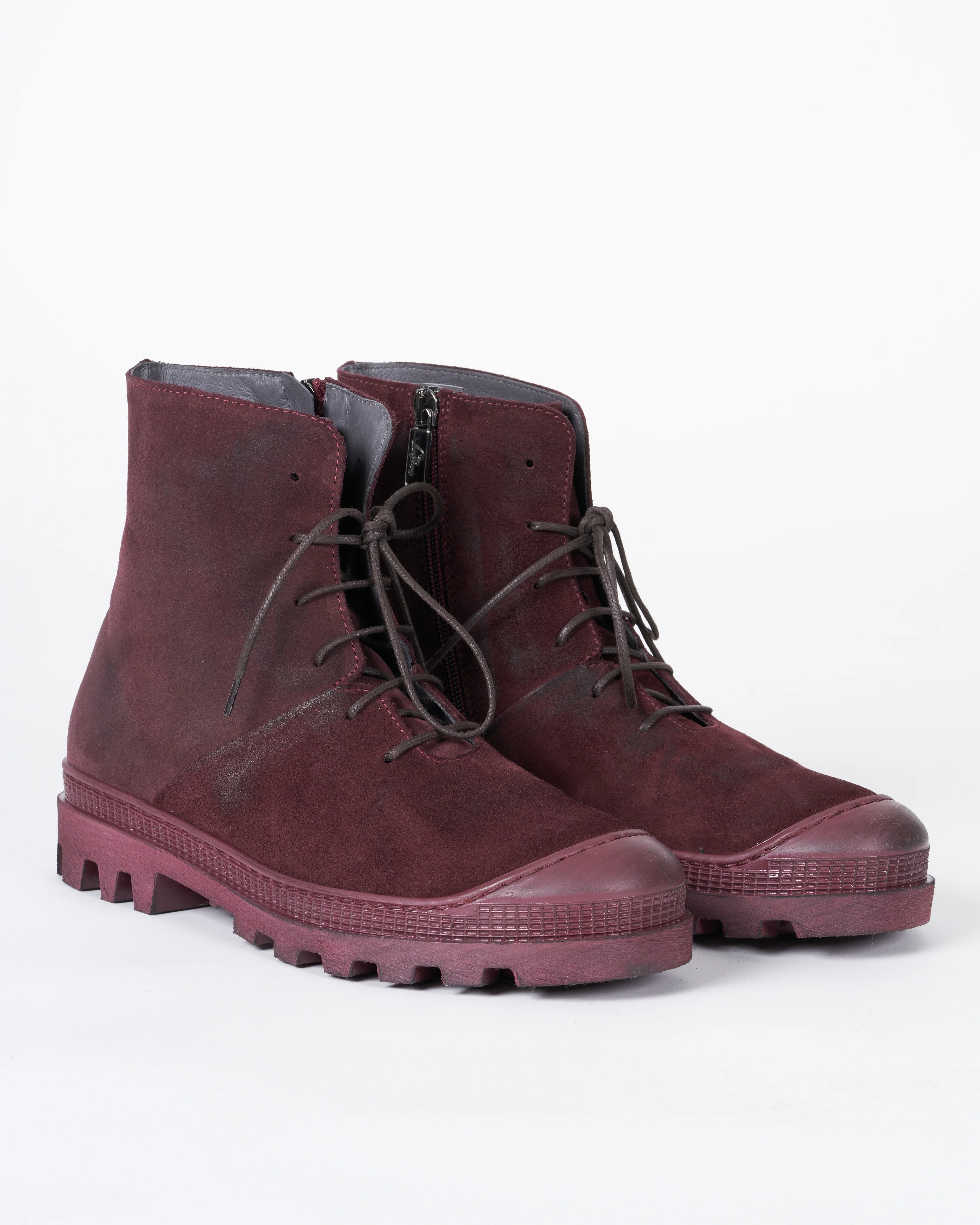 lace up lug sole short boot - Image 2