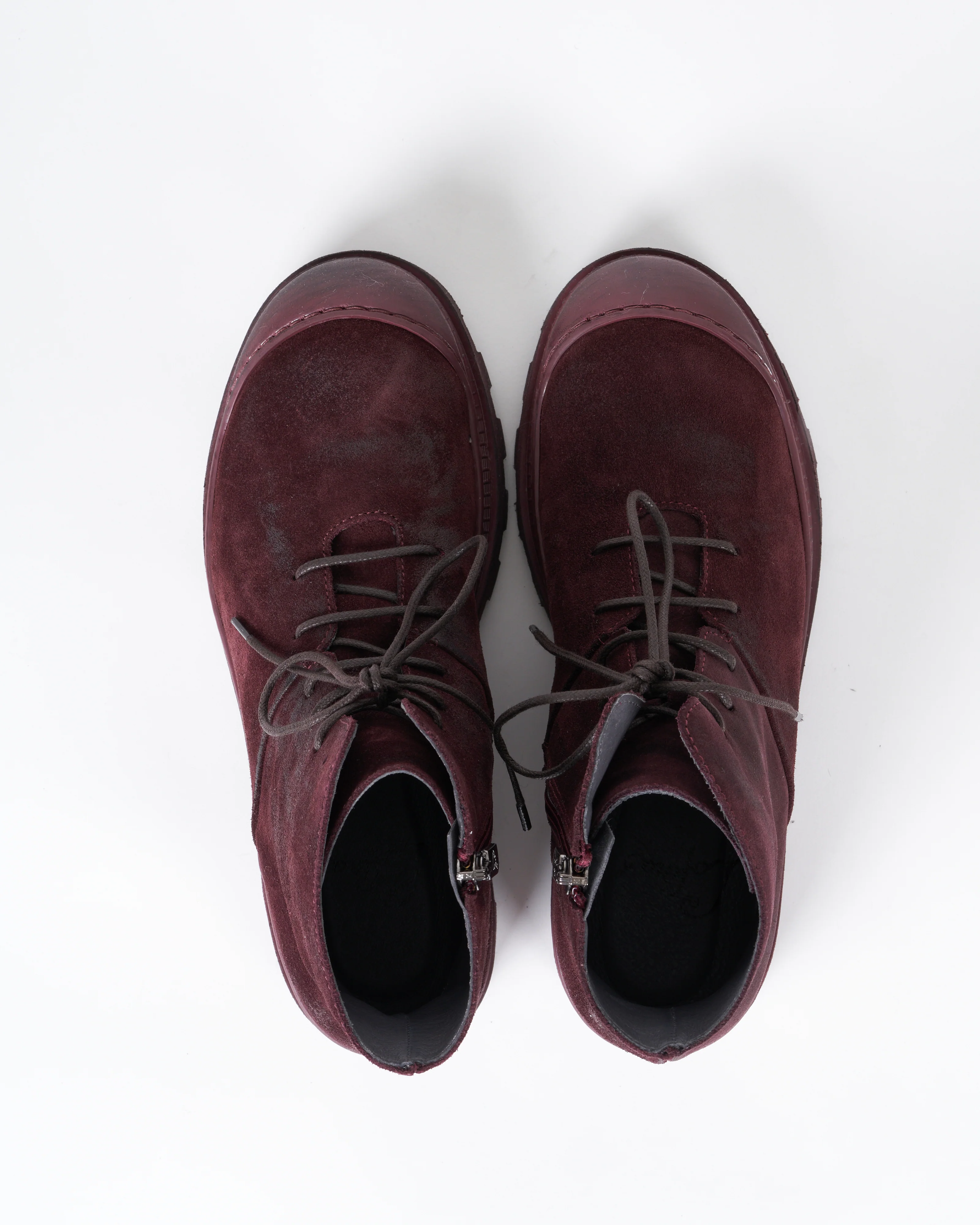 lace up lug sole short boot - Image 3