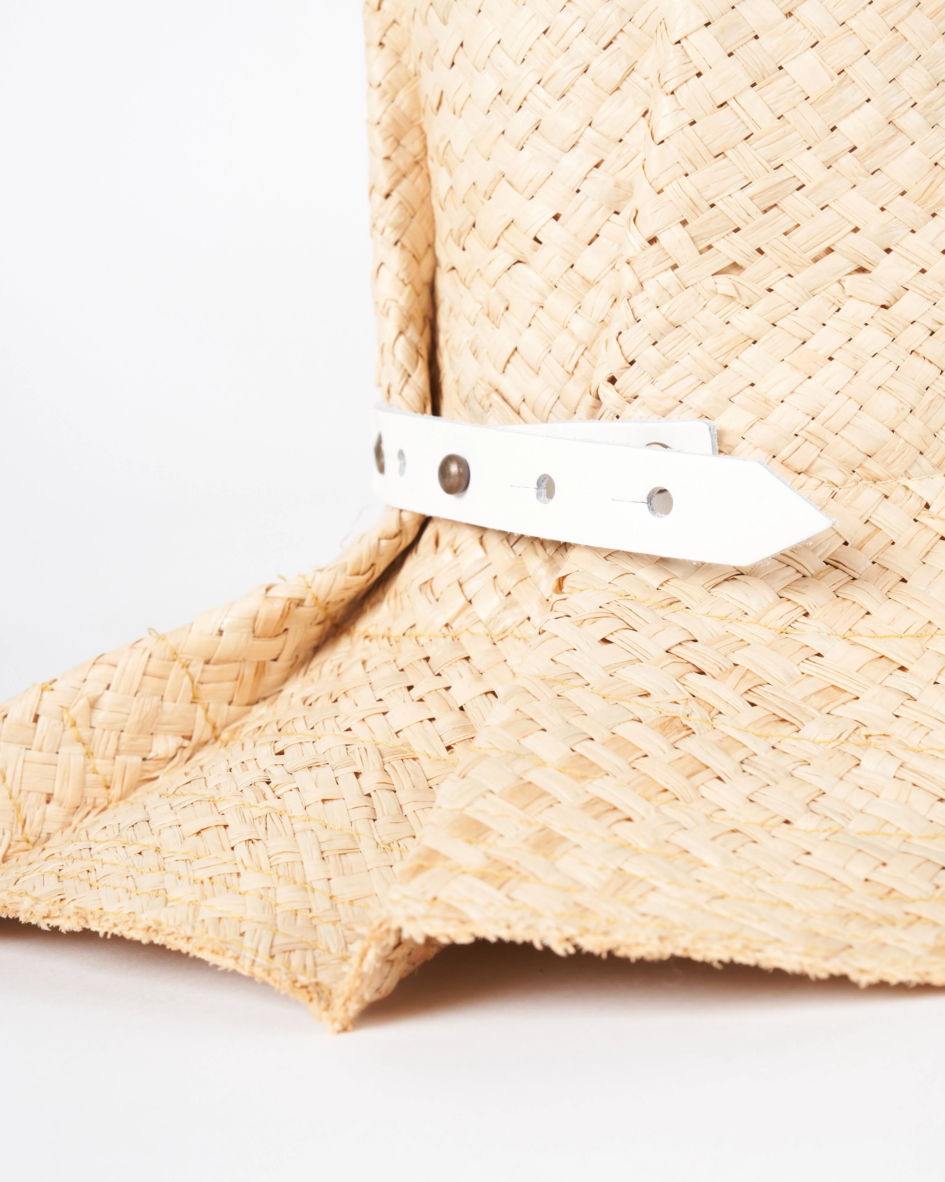 commando hat - straw natural / white - Image 4
