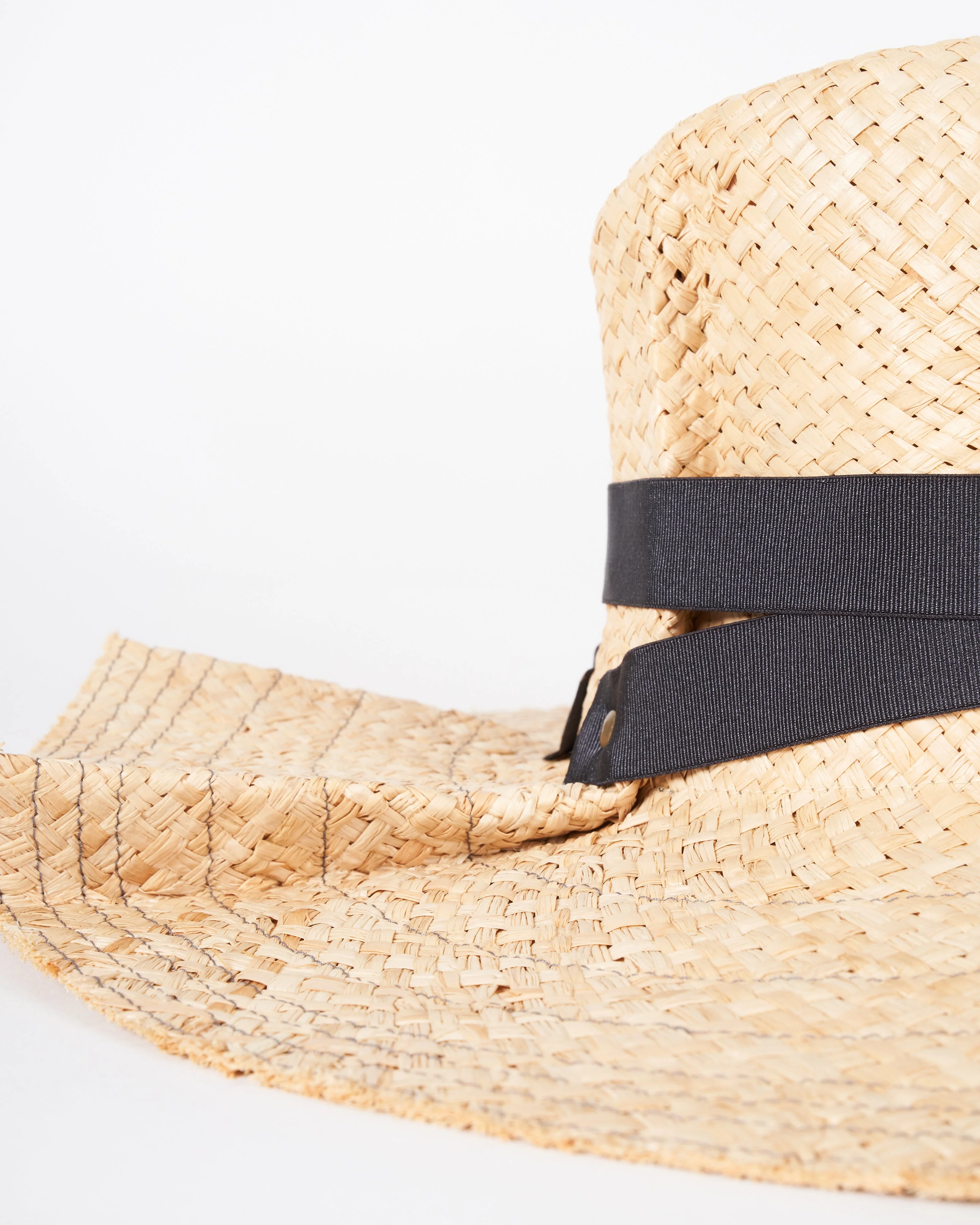 snap first aid hat - straw natural / pewter - Image 3