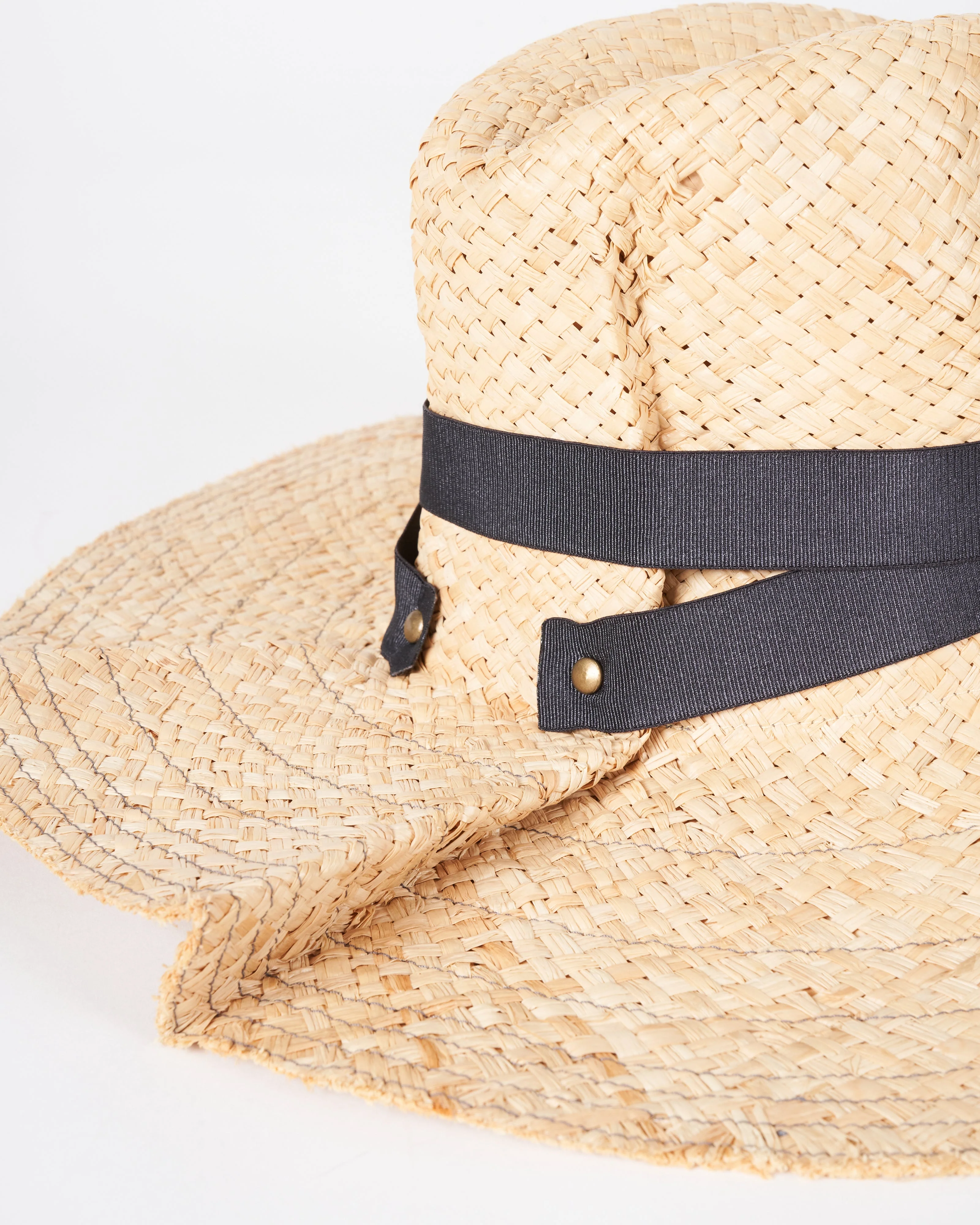 snap first aid hat - straw natural / pewter - Image 4