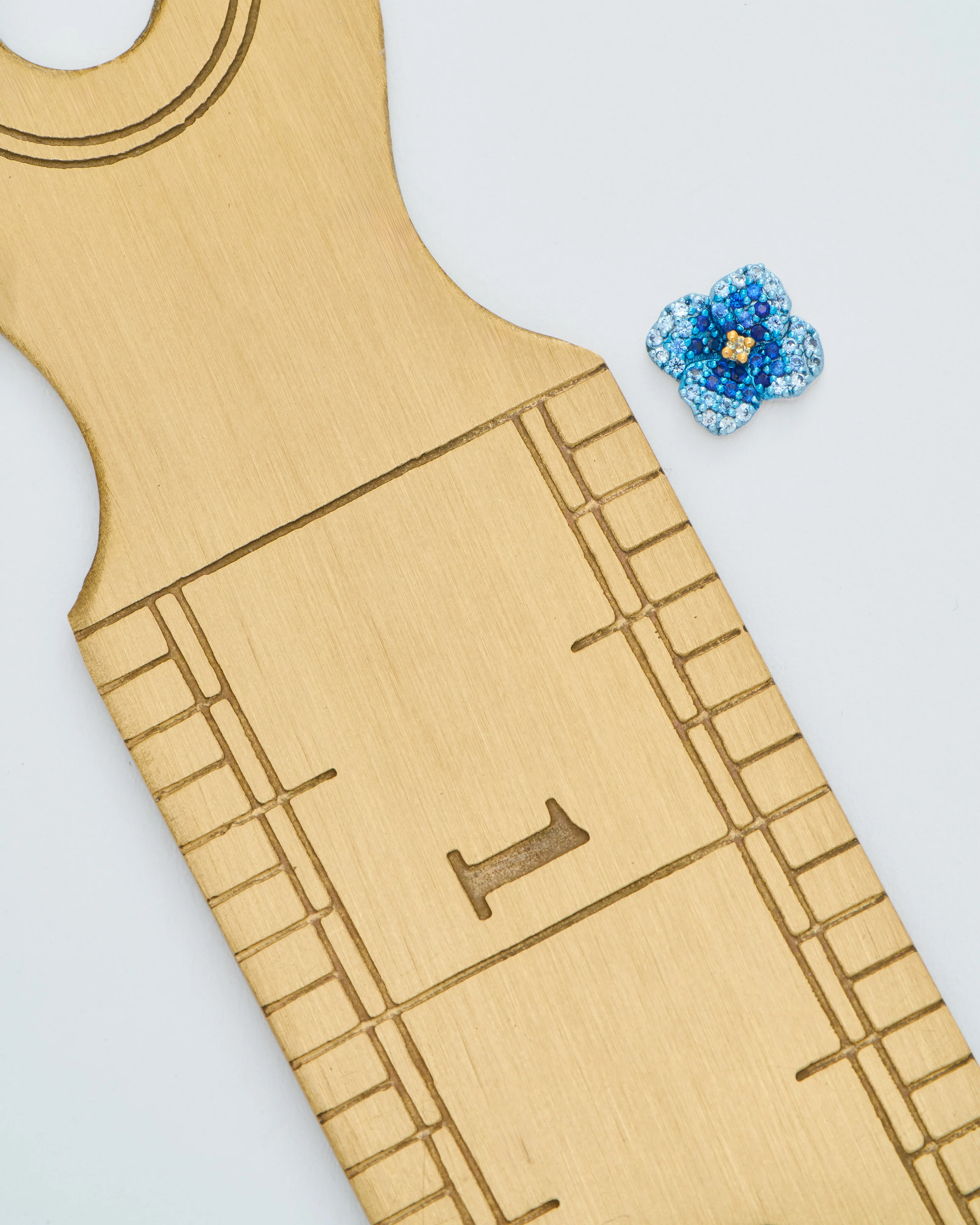 blue poppy charm - Image 5
