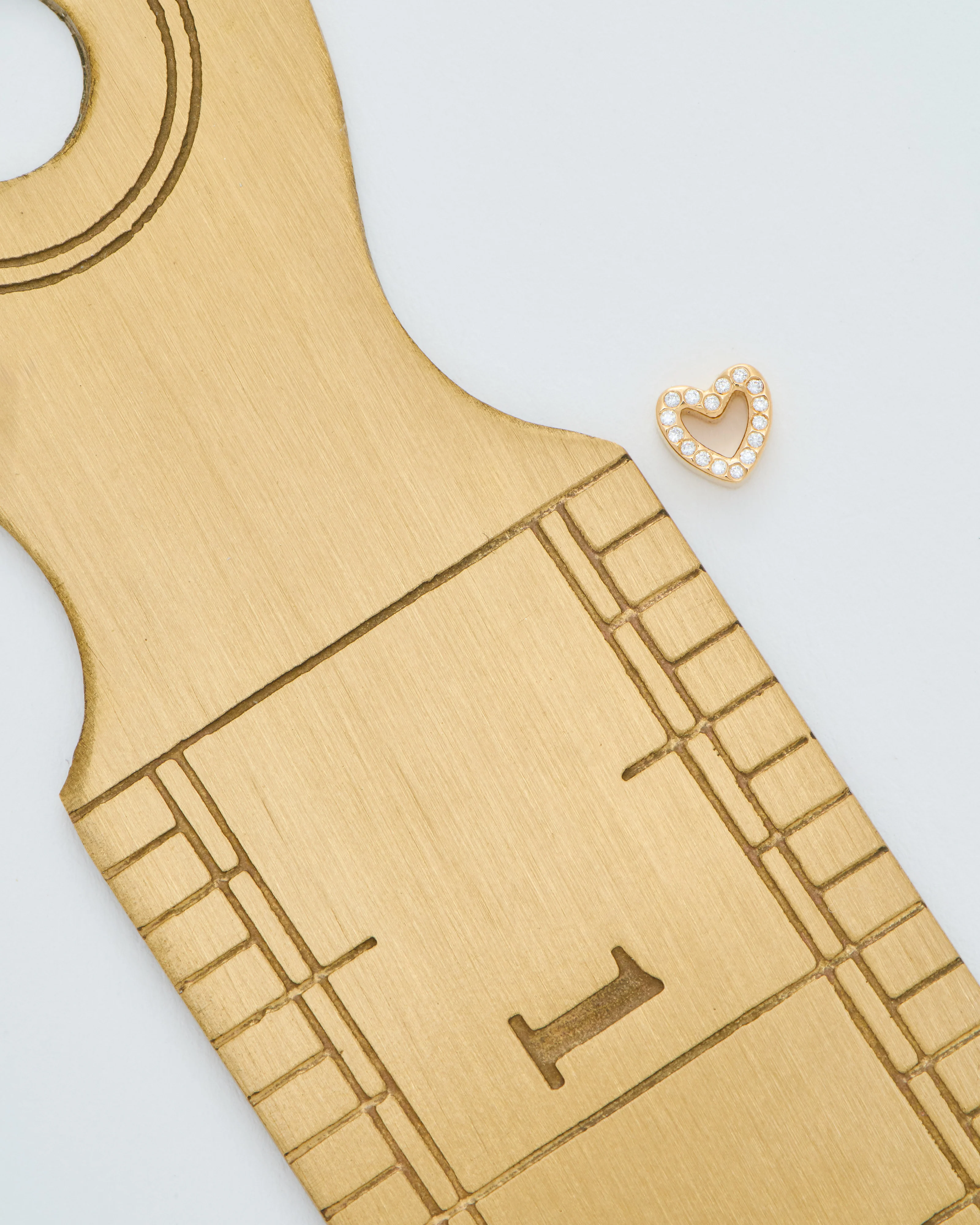 diamond heart charm - Image 5