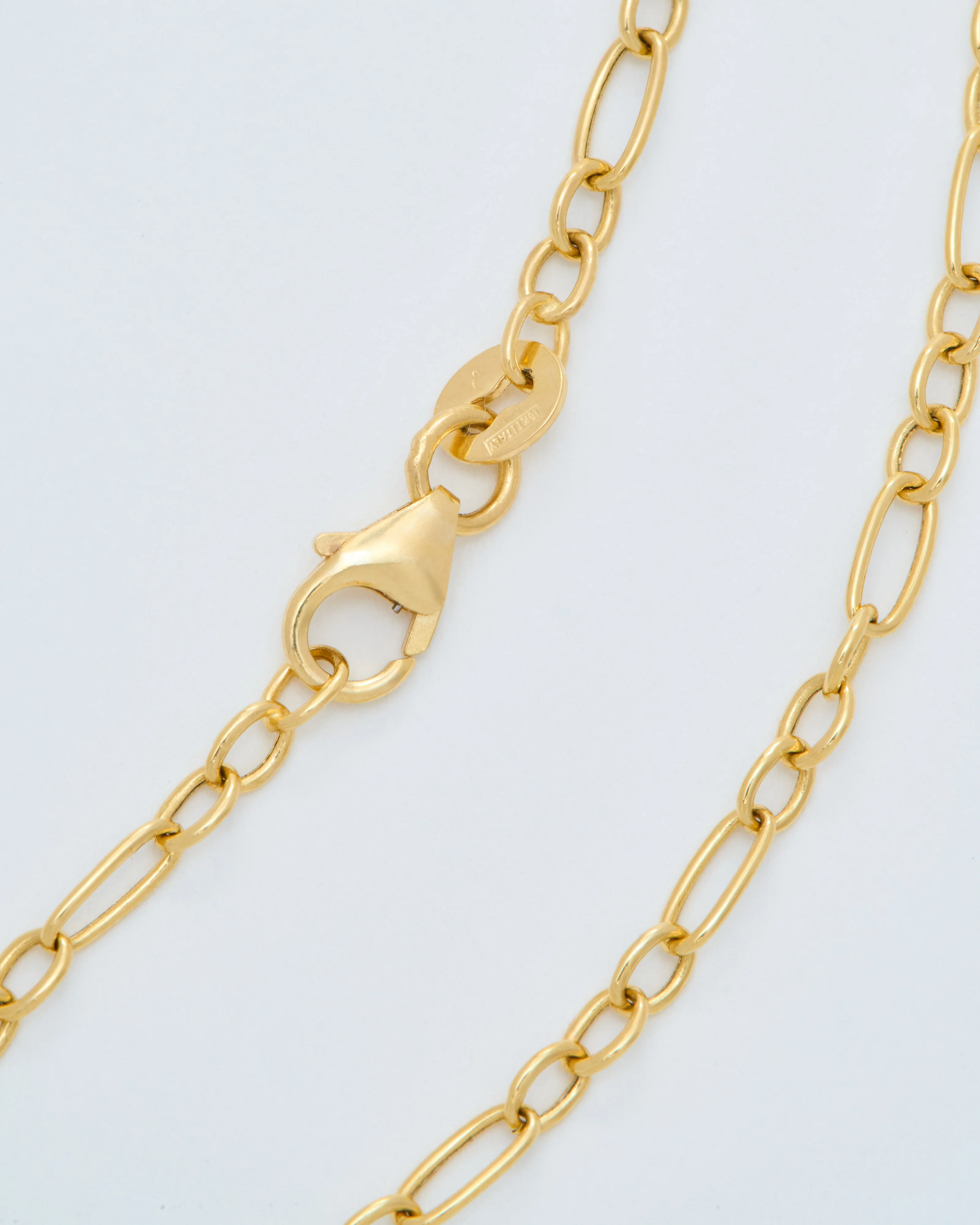 quatro baguette figaro locket necklace set - Image 8