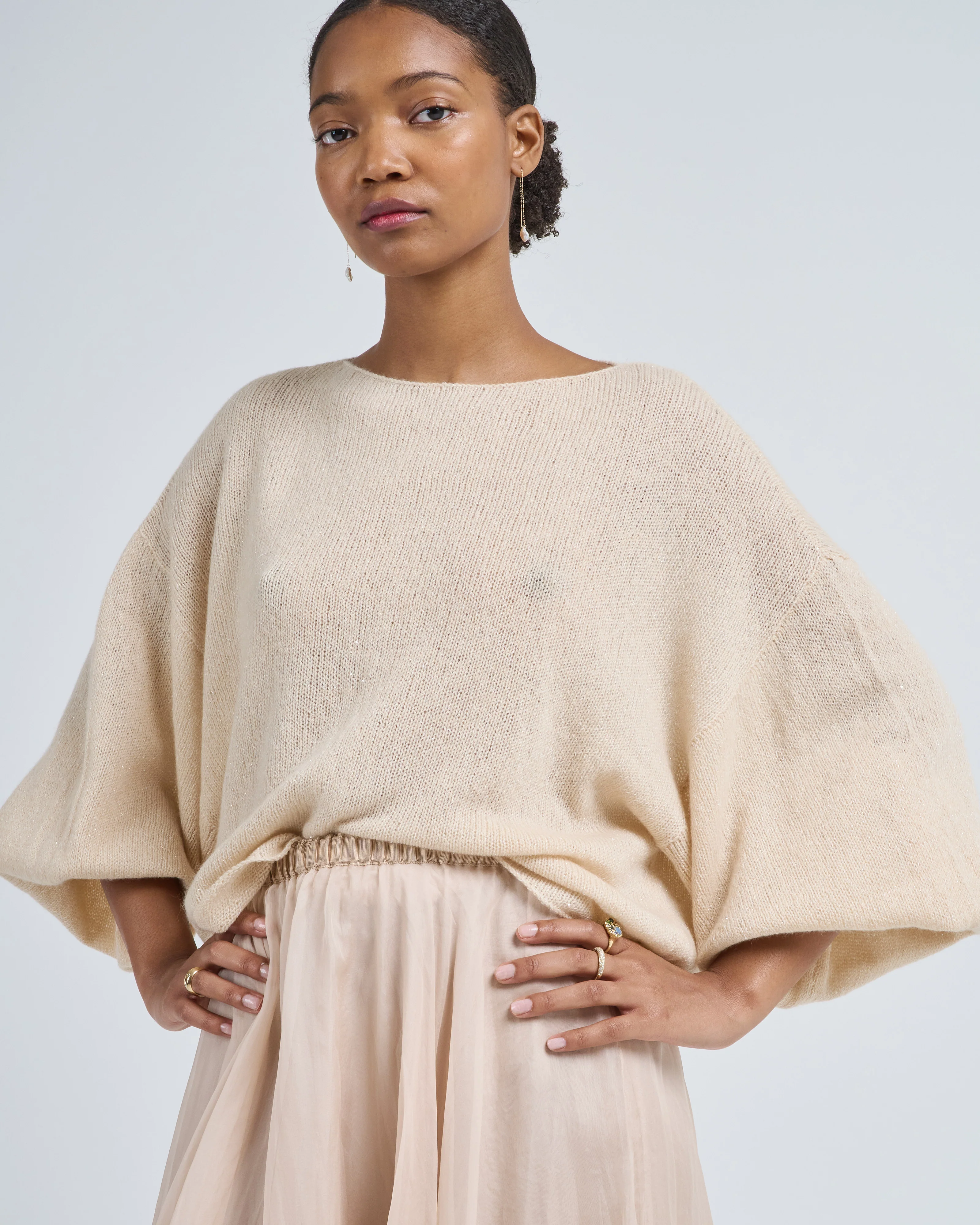 cashmere/lurex sweater - Image 3