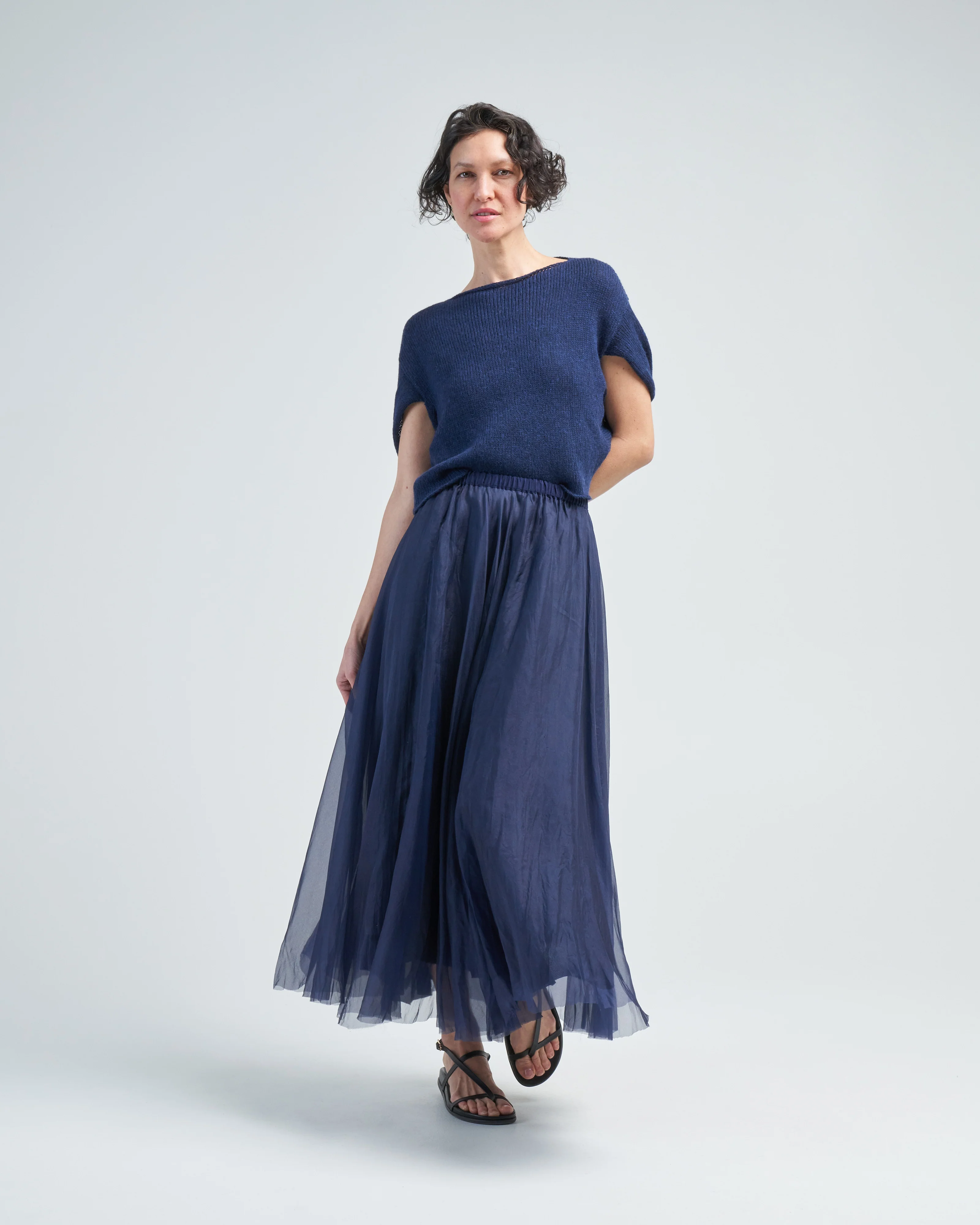 cotton blend knit top - Image 3
