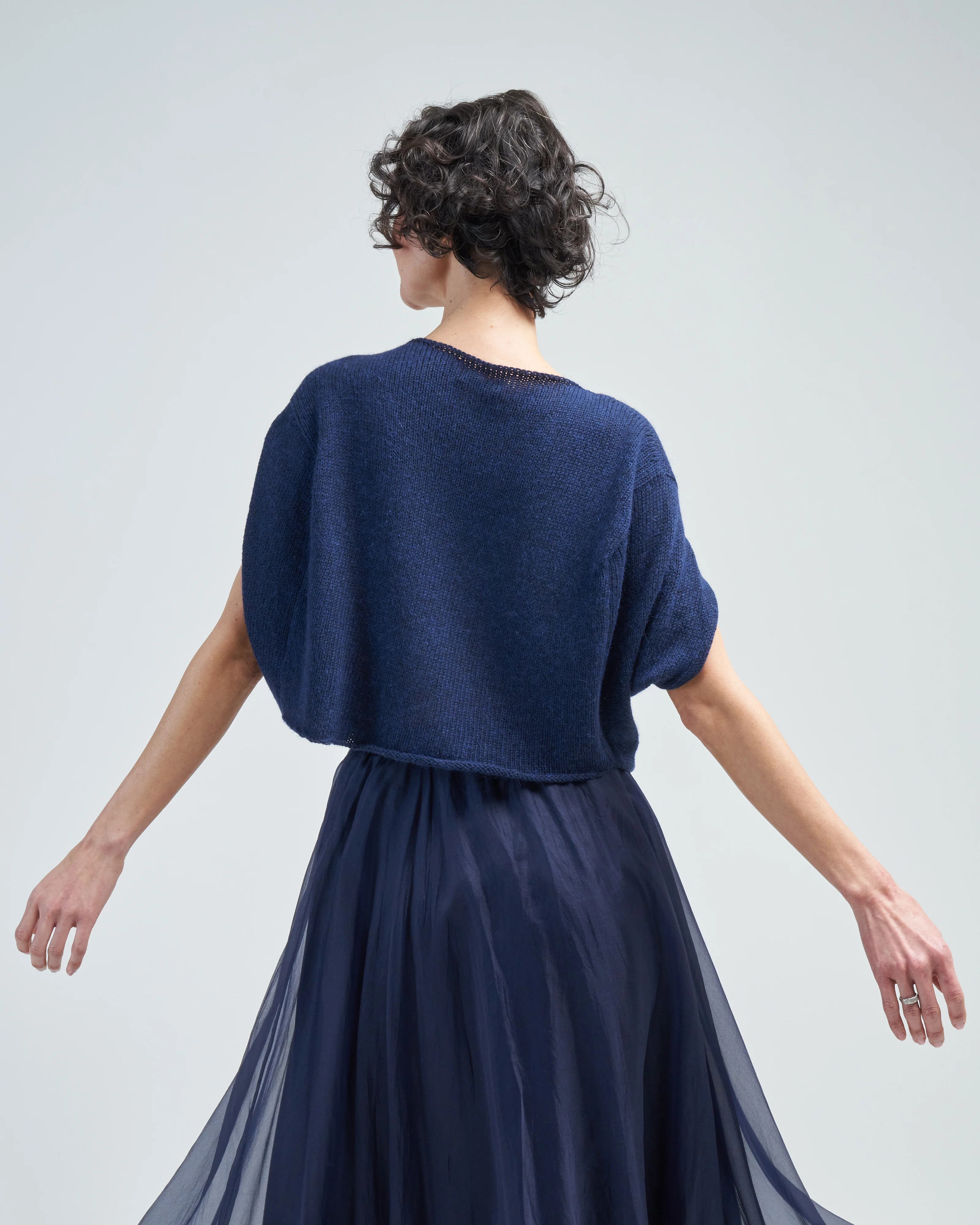 cotton blend knit top - Image 4