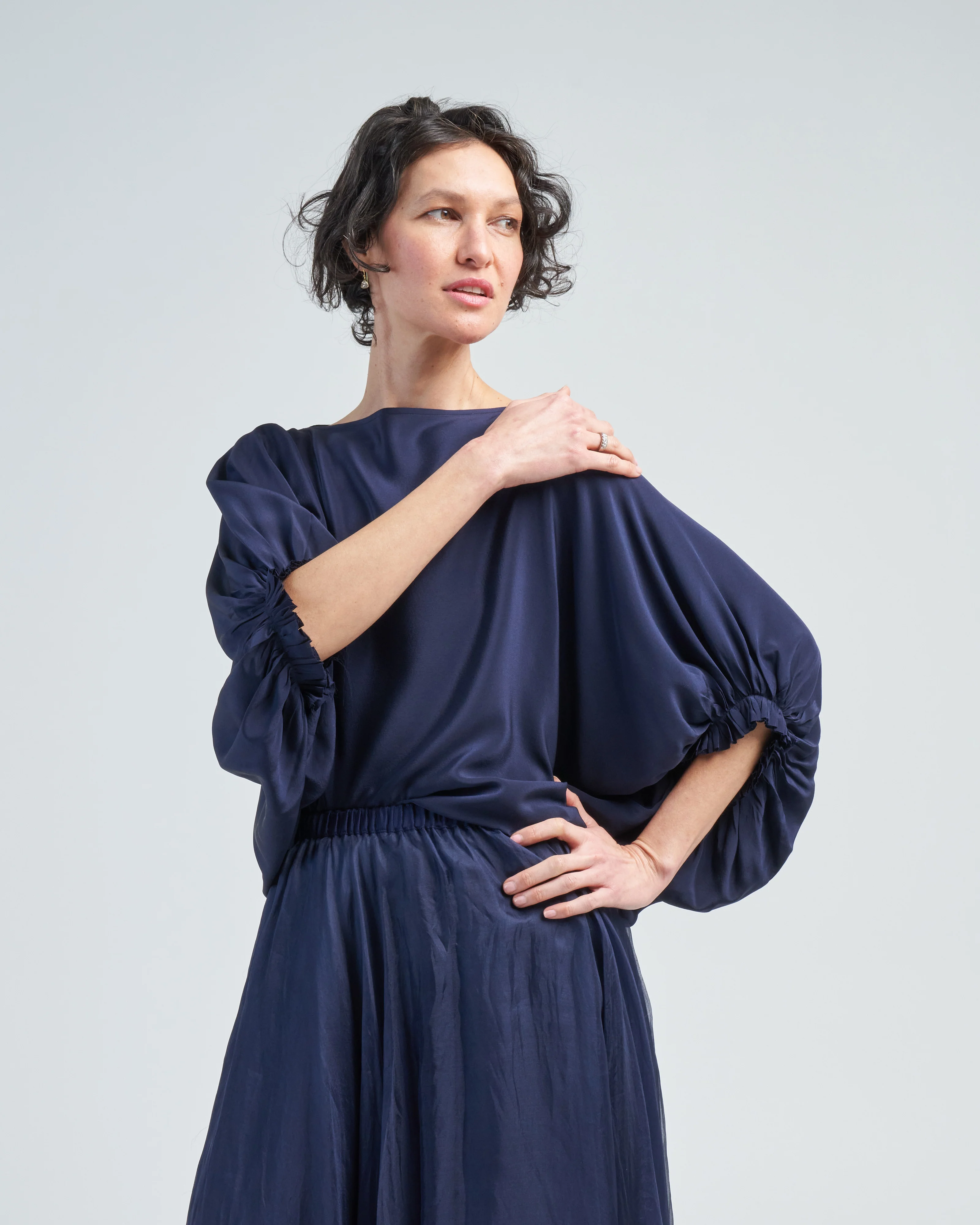 crepe de chine top - Image 2