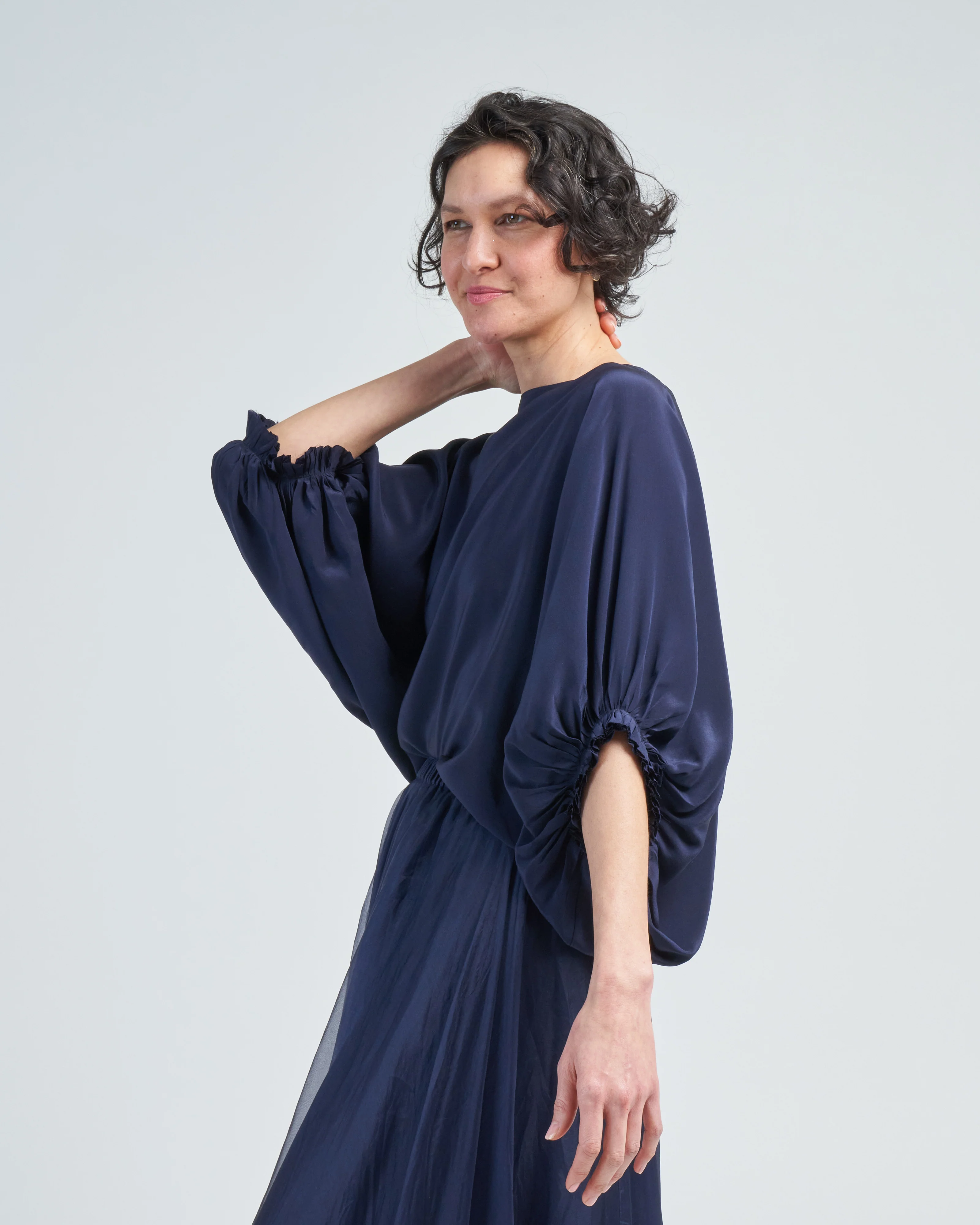 crepe de chine top - Image 3