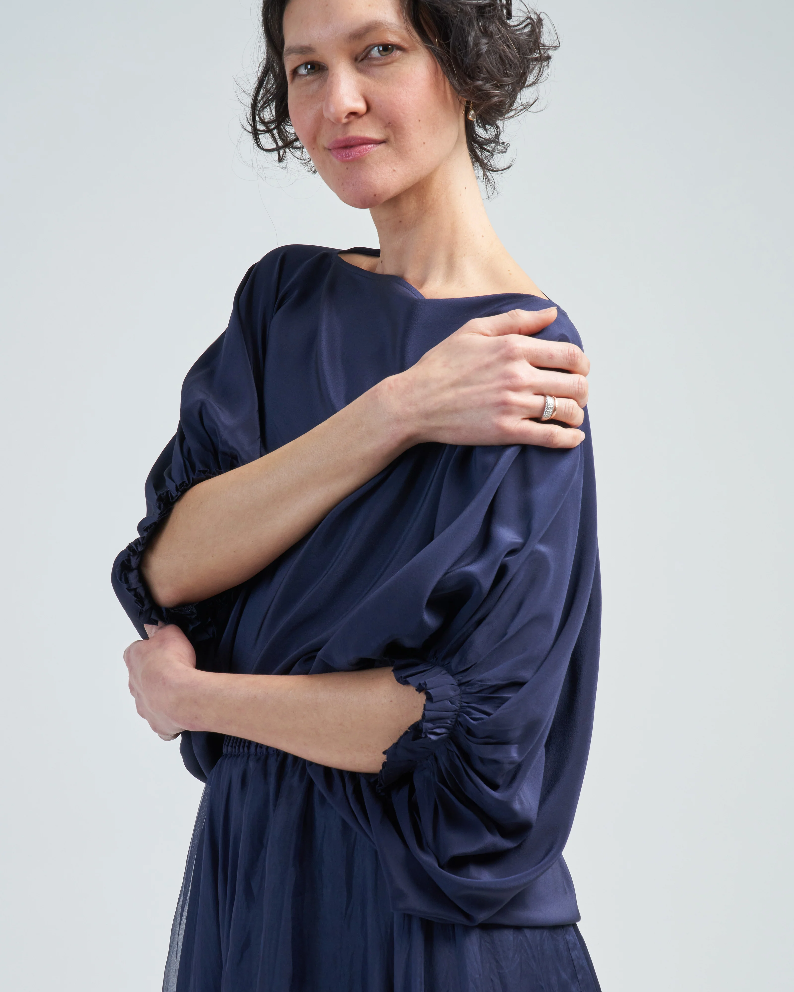 crepe de chine top - Image 5