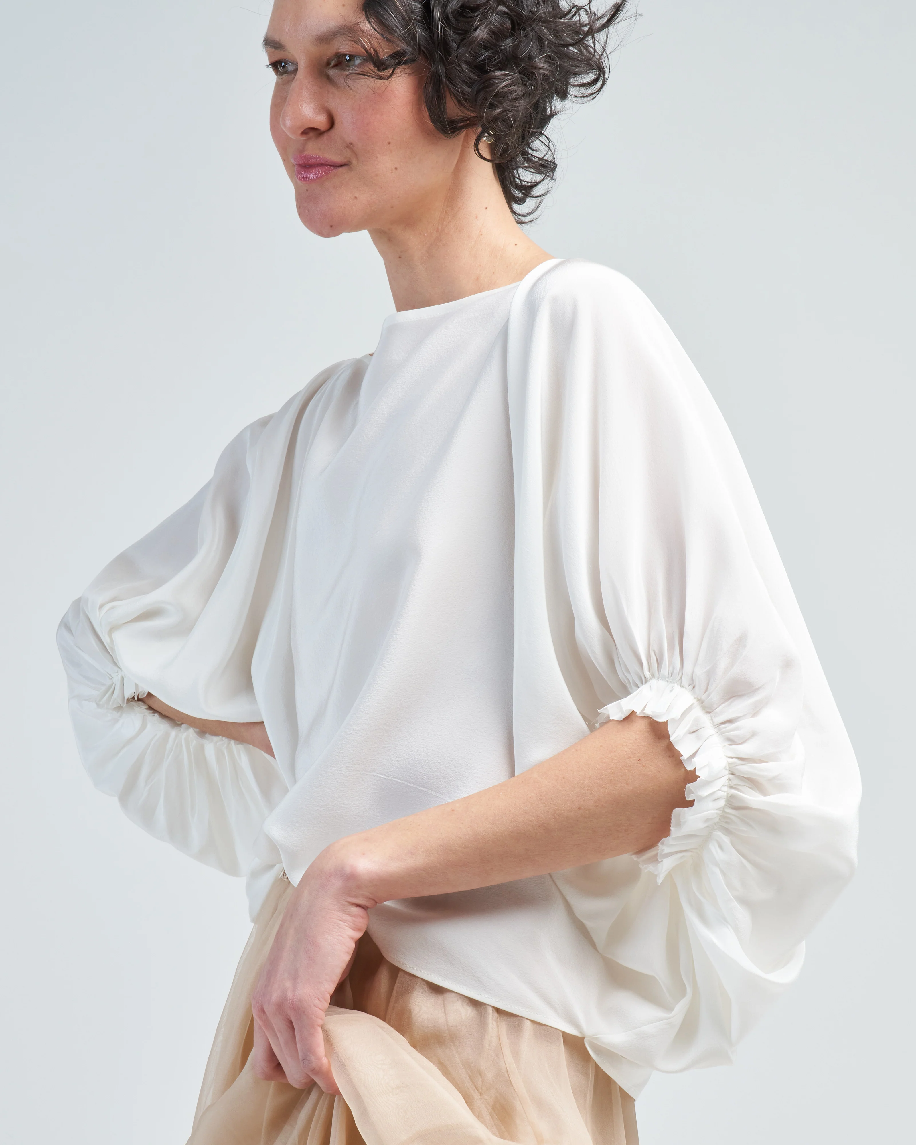 crepe de chine top - Image 5