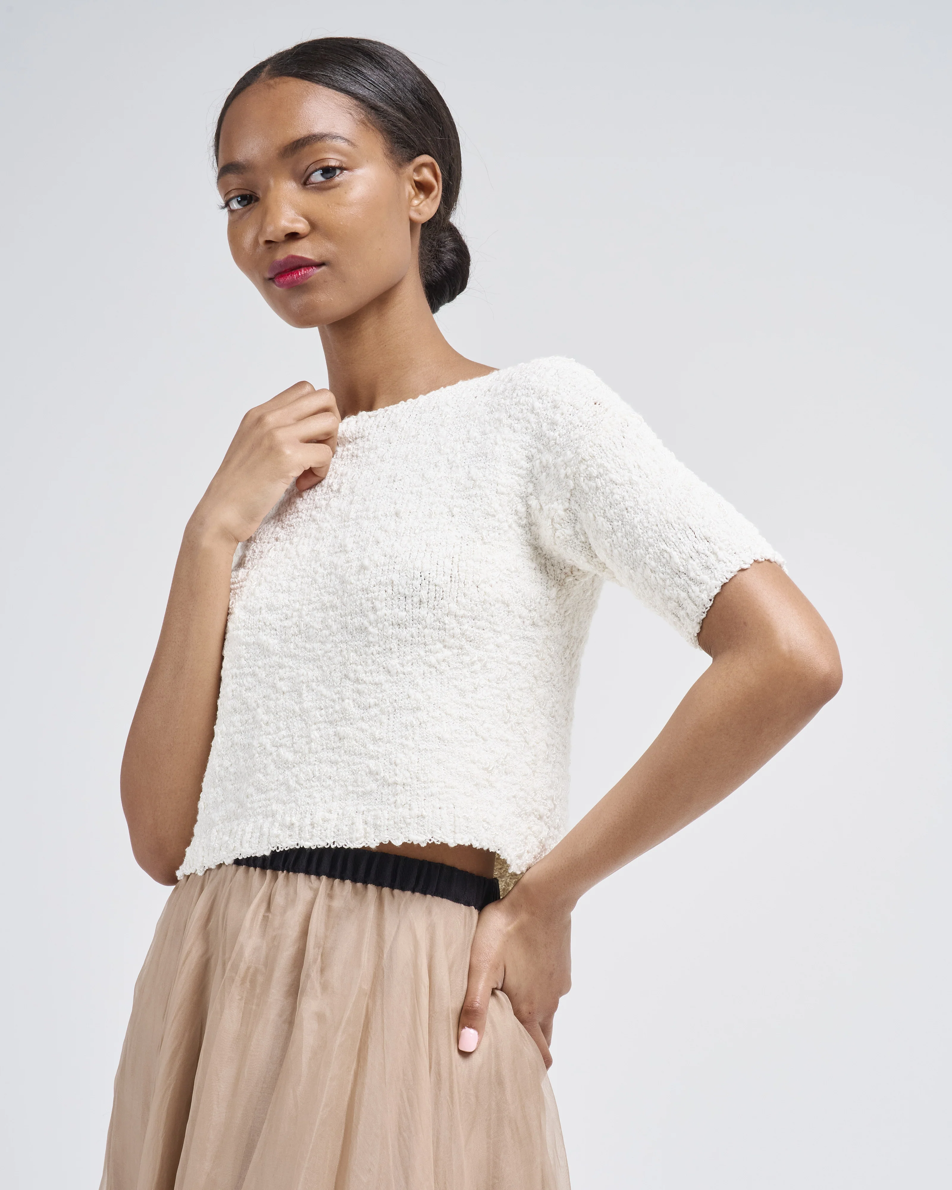 knit elbow top - Image 5