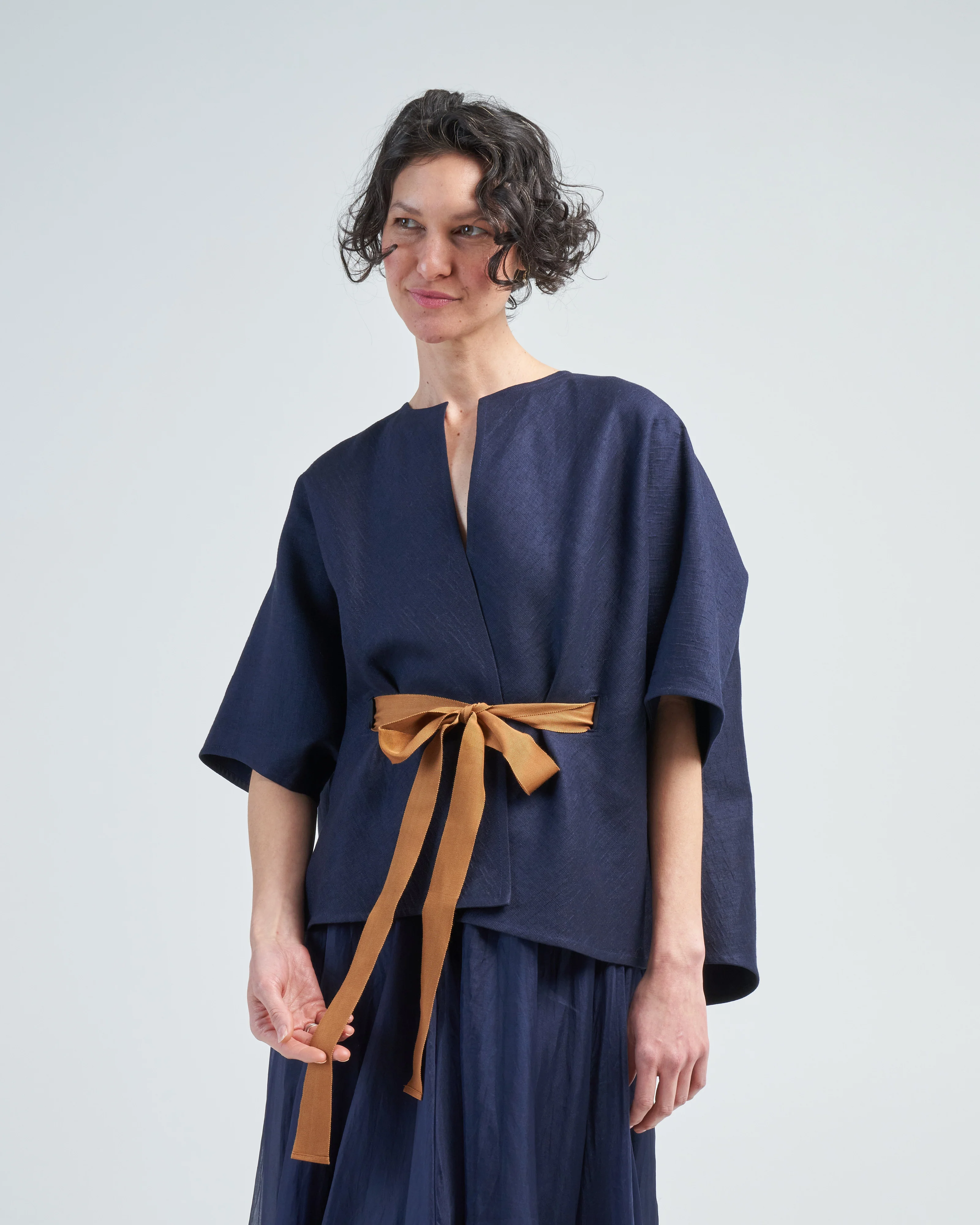 linen blend jacket - Image 2