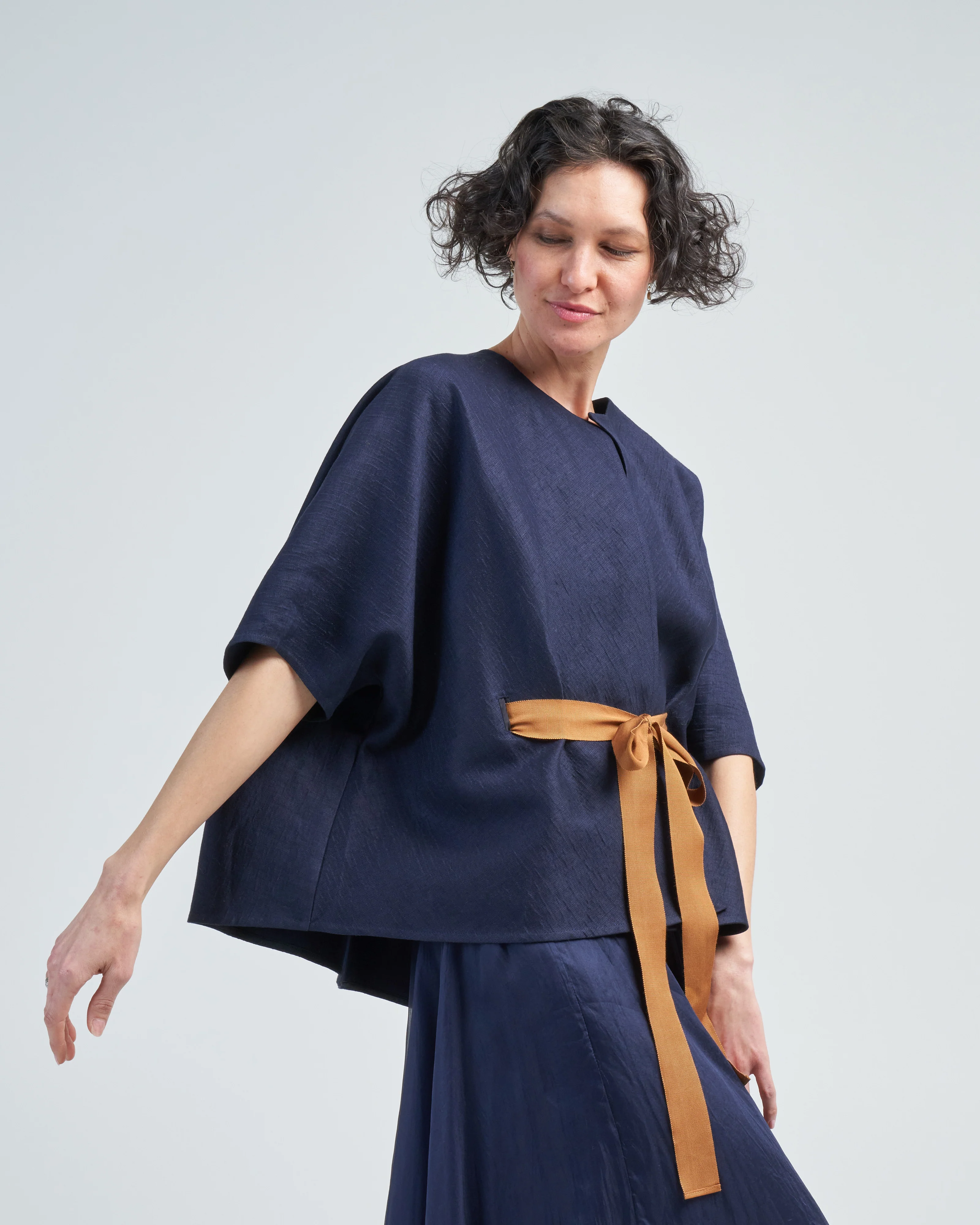 linen blend jacket - Image 3
