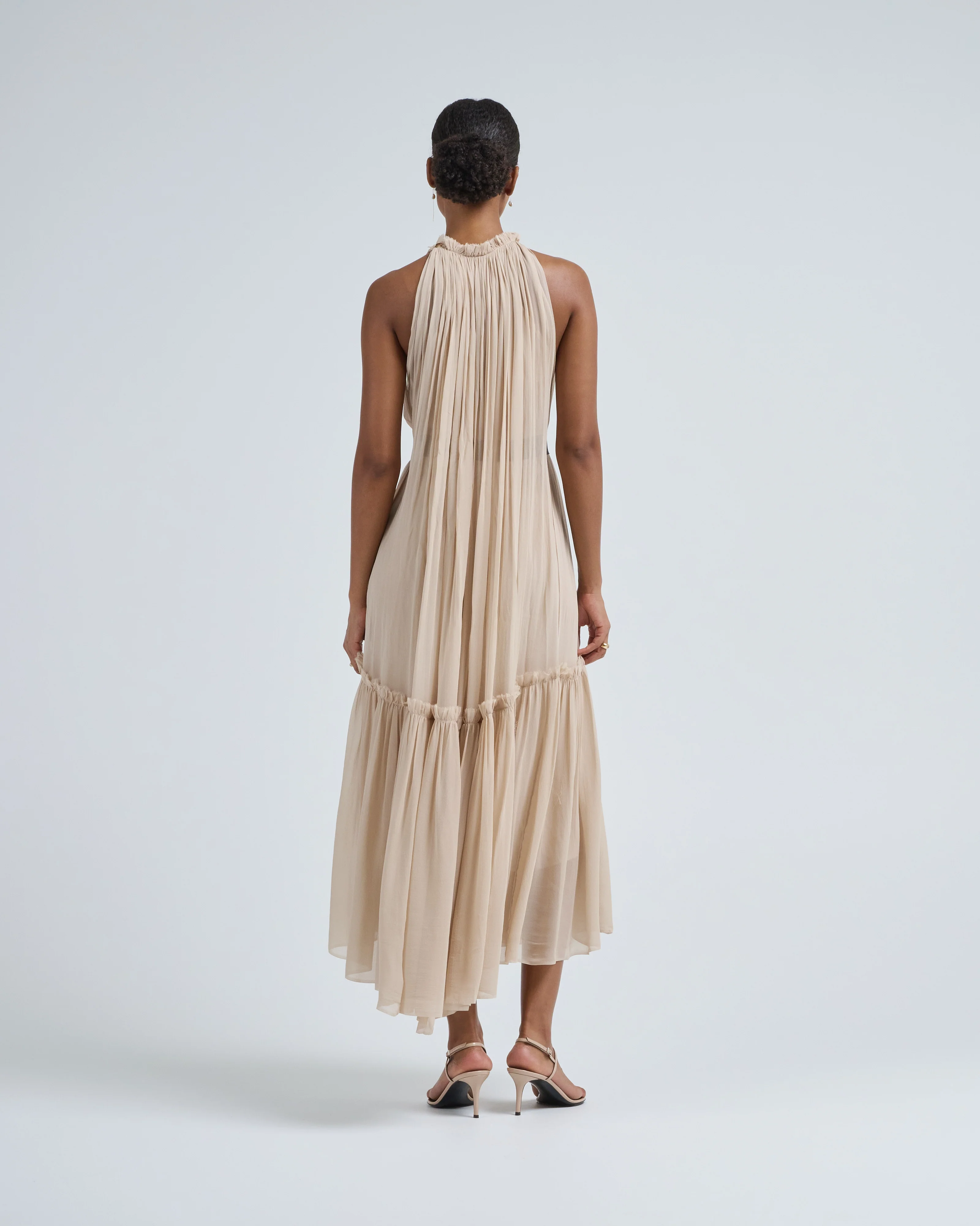 silk chiffon dress - Image 4