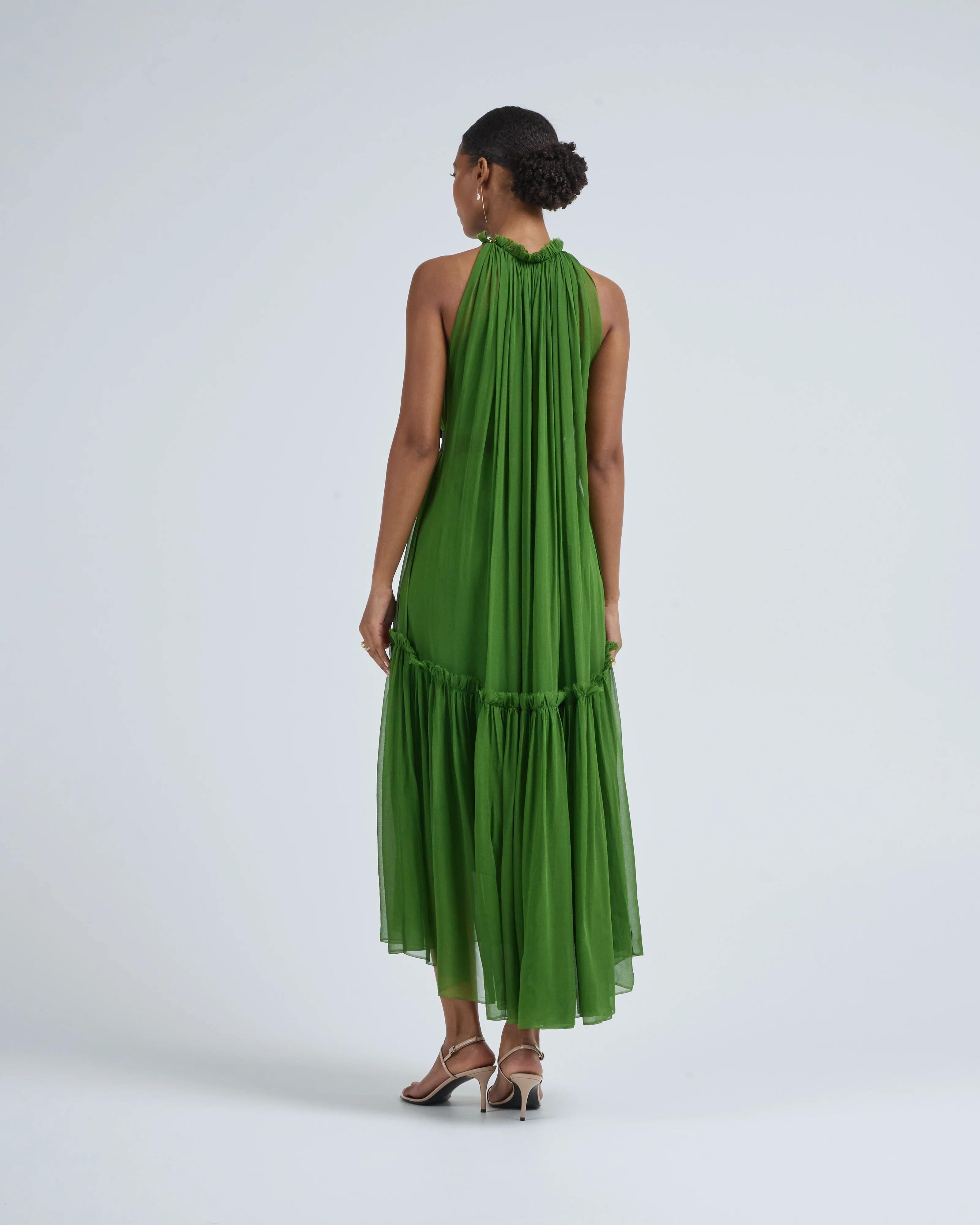 silk chiffon dress - Image 5