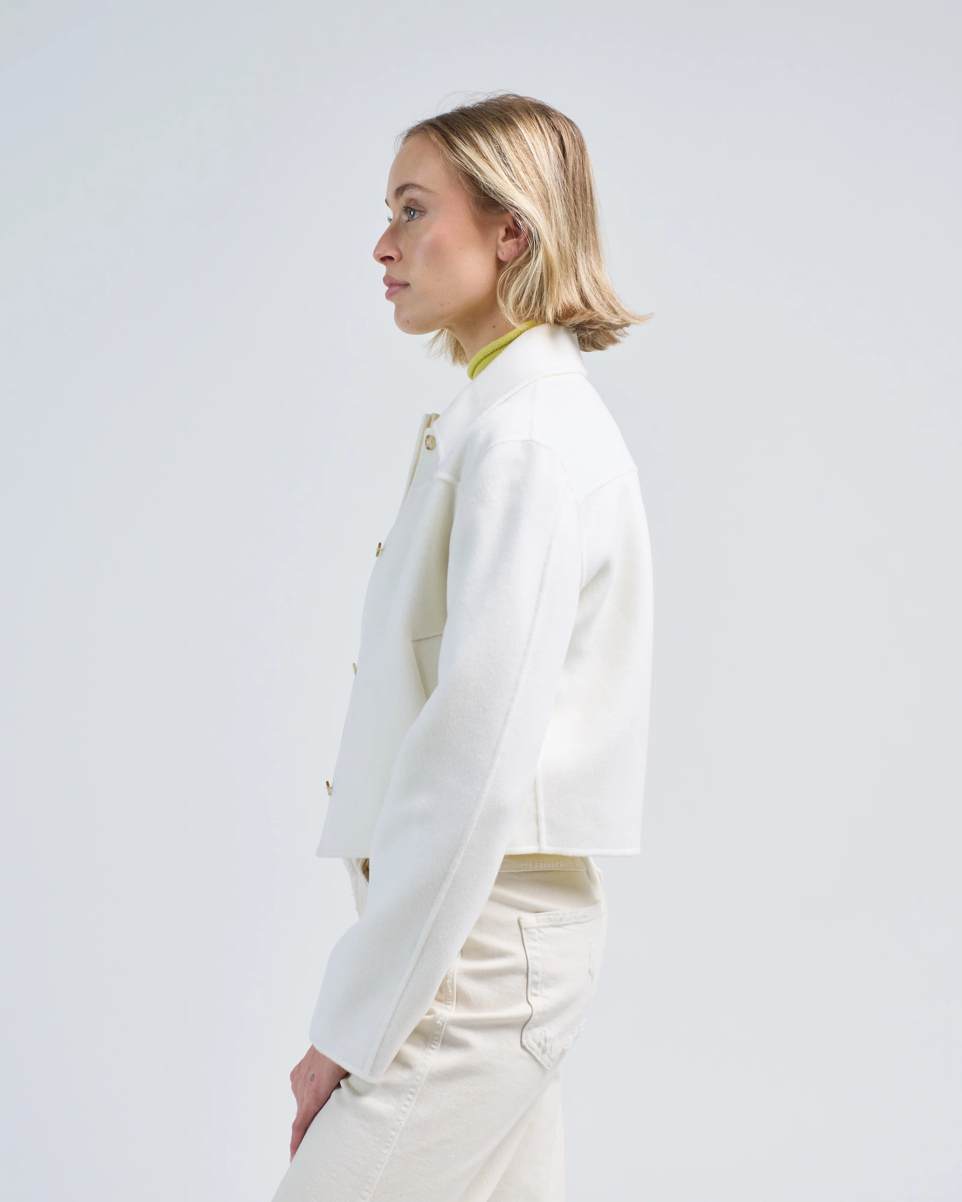 short boxy coat - Image 4