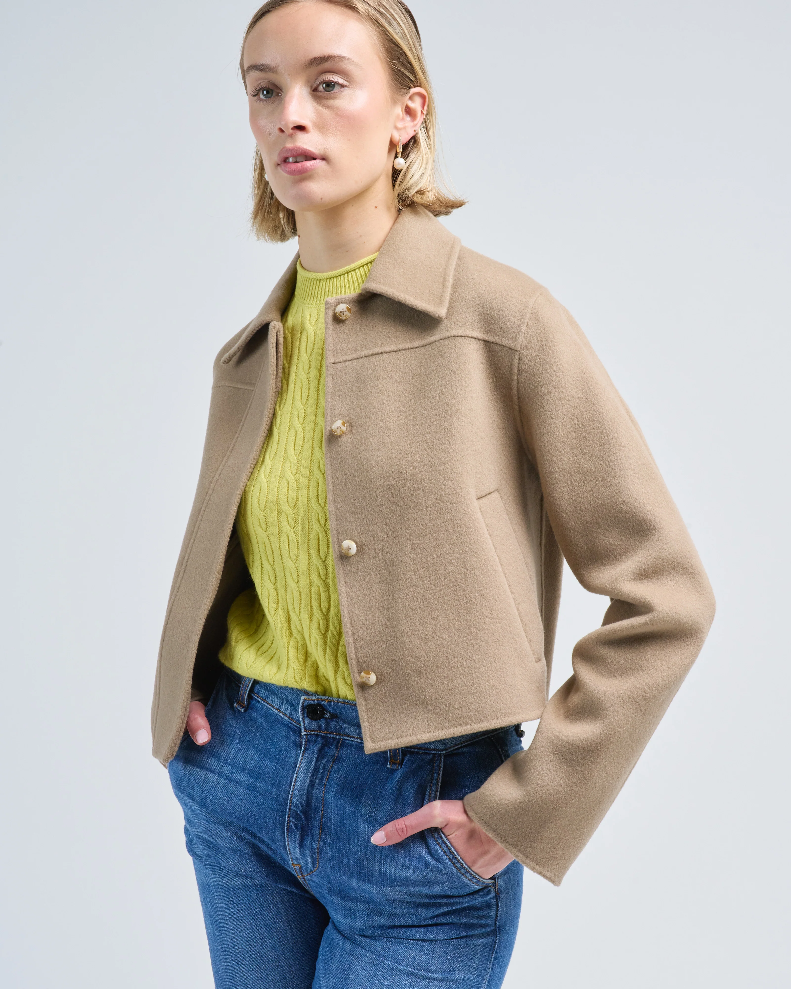 short boxy coat - Image 5