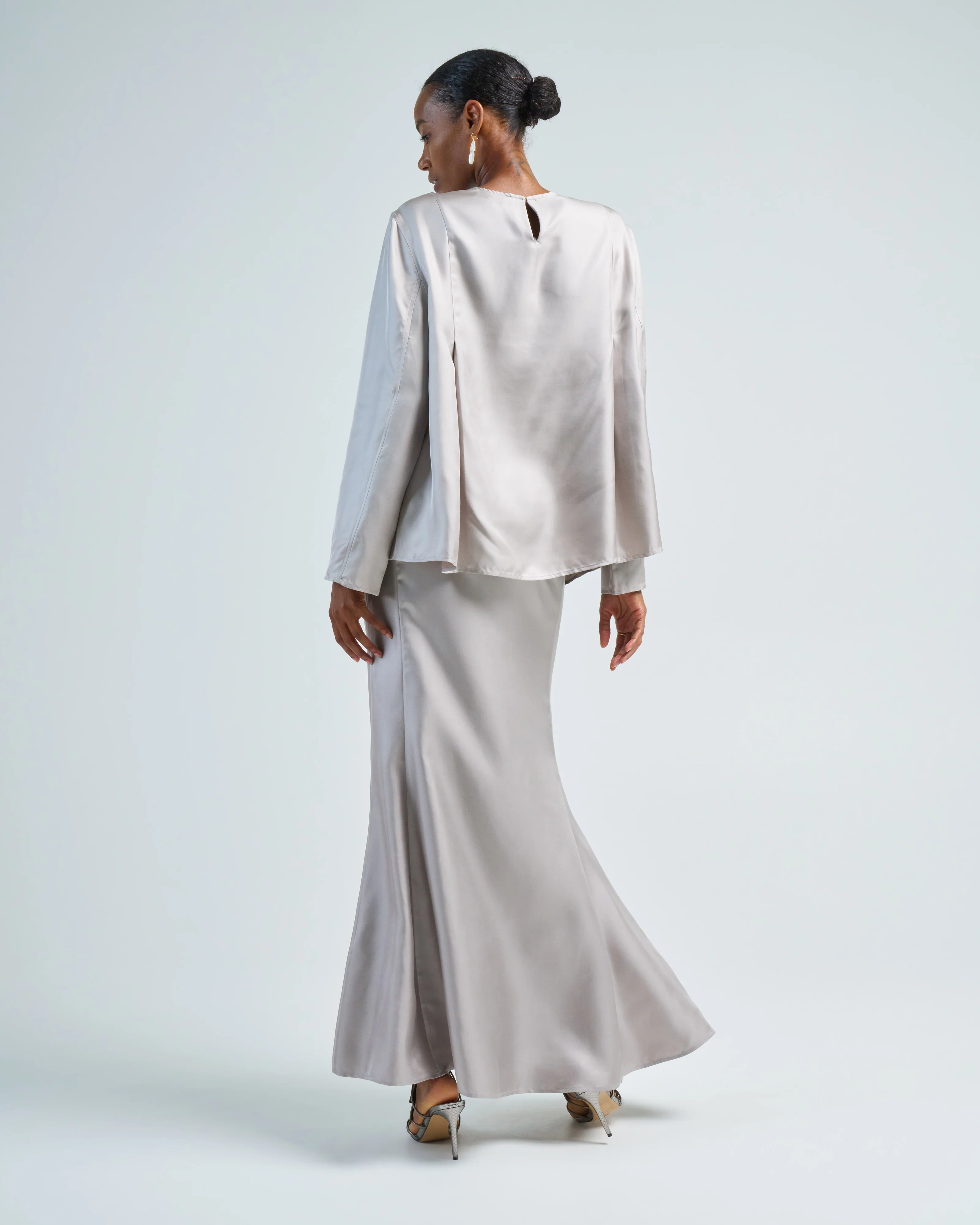 silk skirt - Image 4