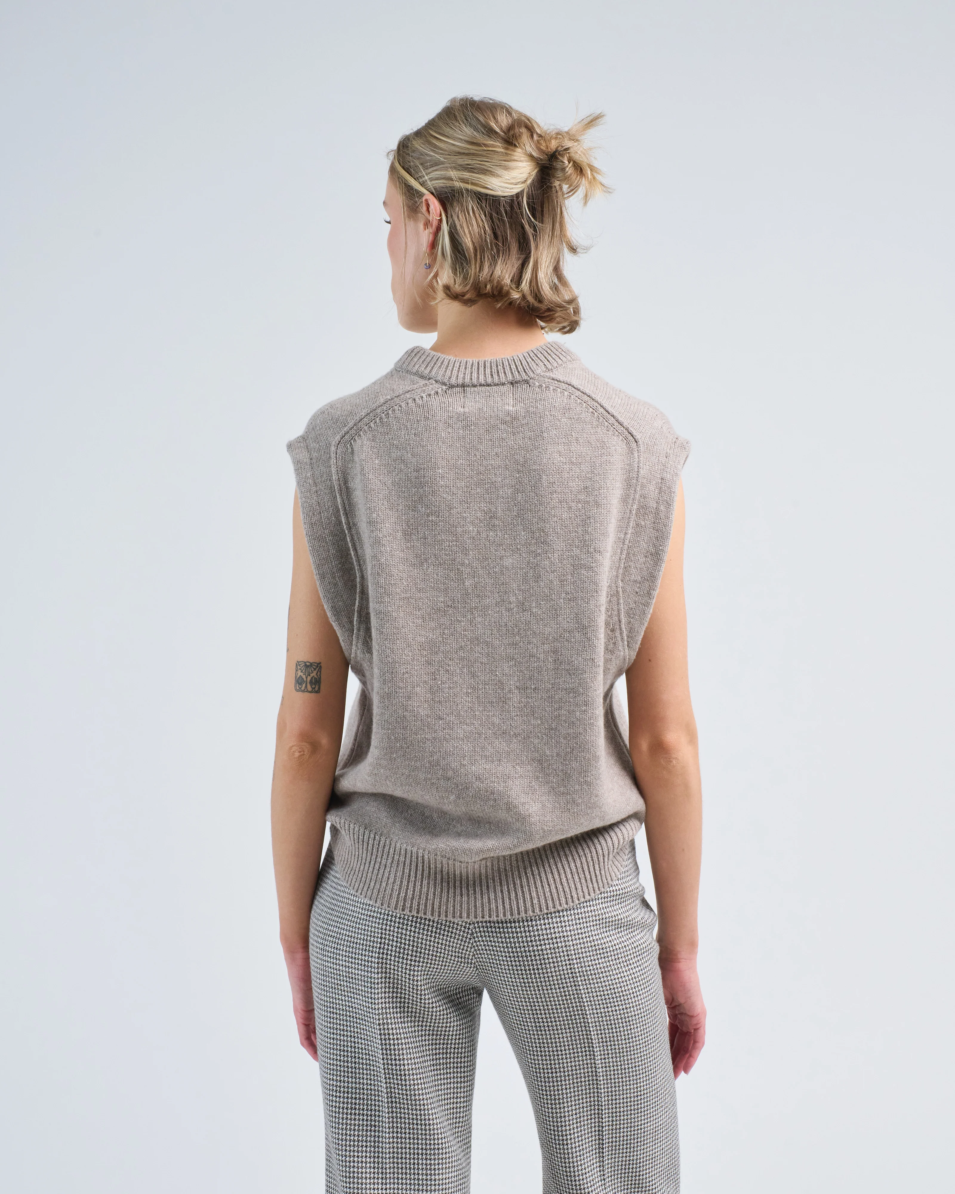 sleeveless boxy top - Image 2