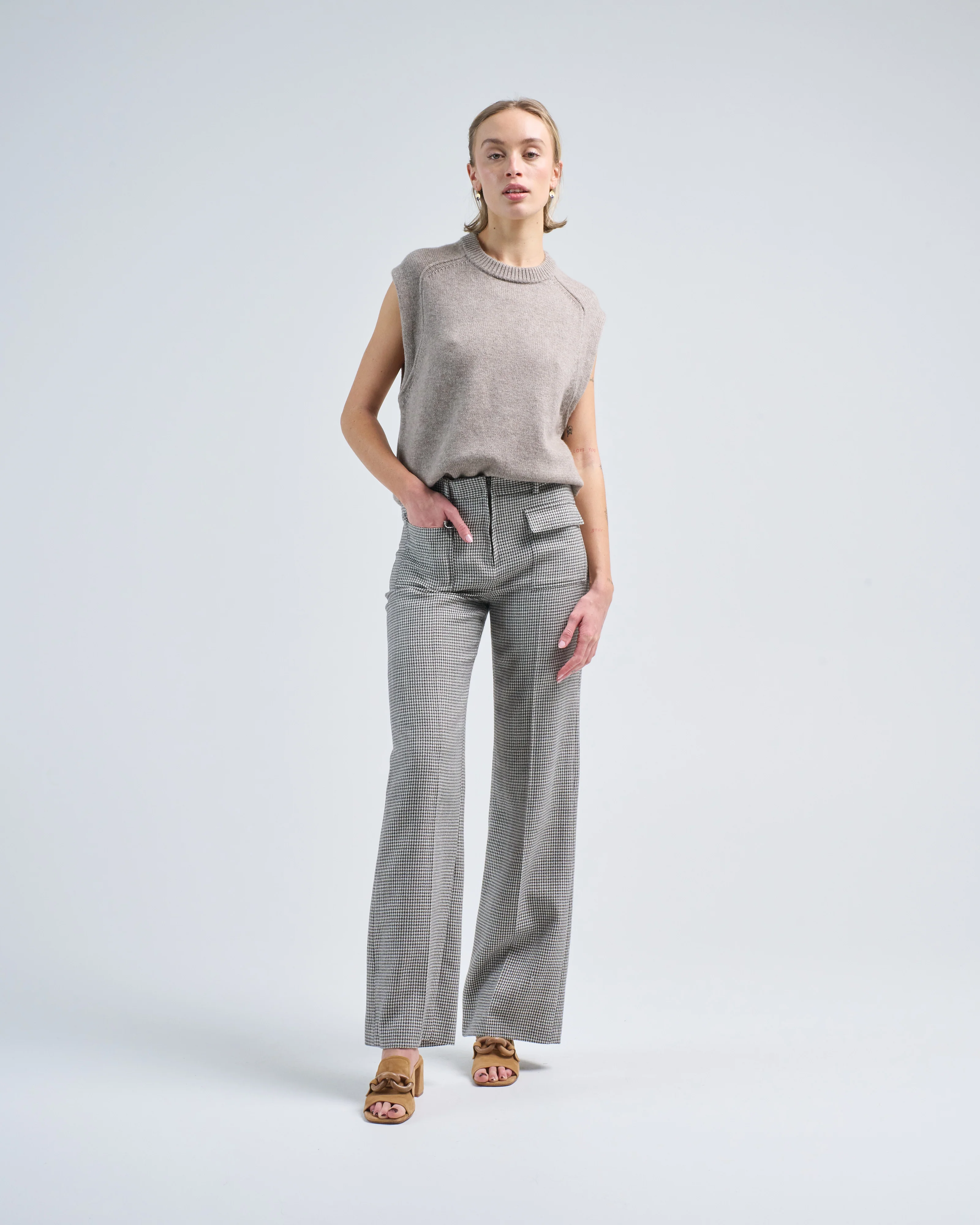 sleeveless boxy top - Image 4