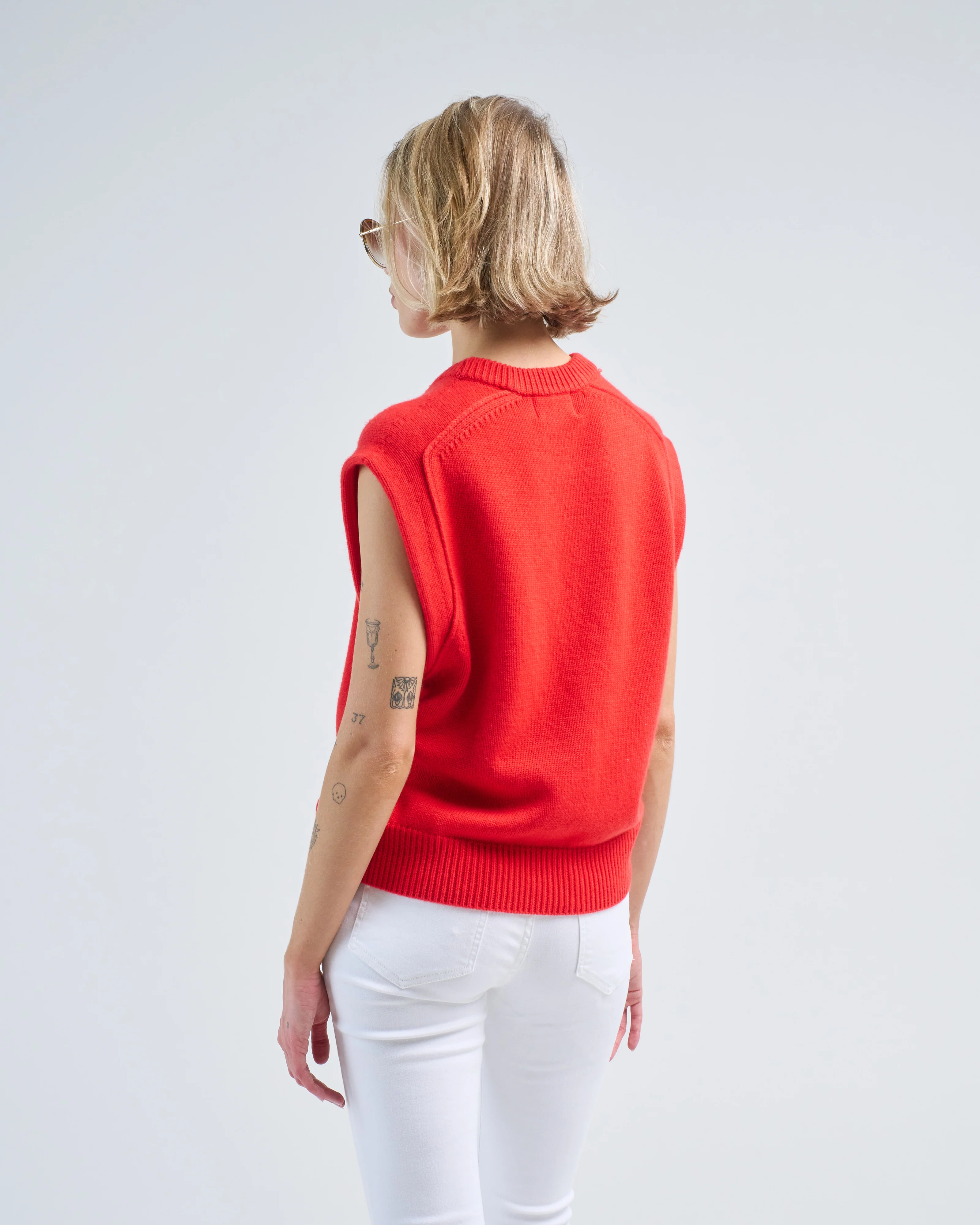 sleeveless boxy top - Image 4