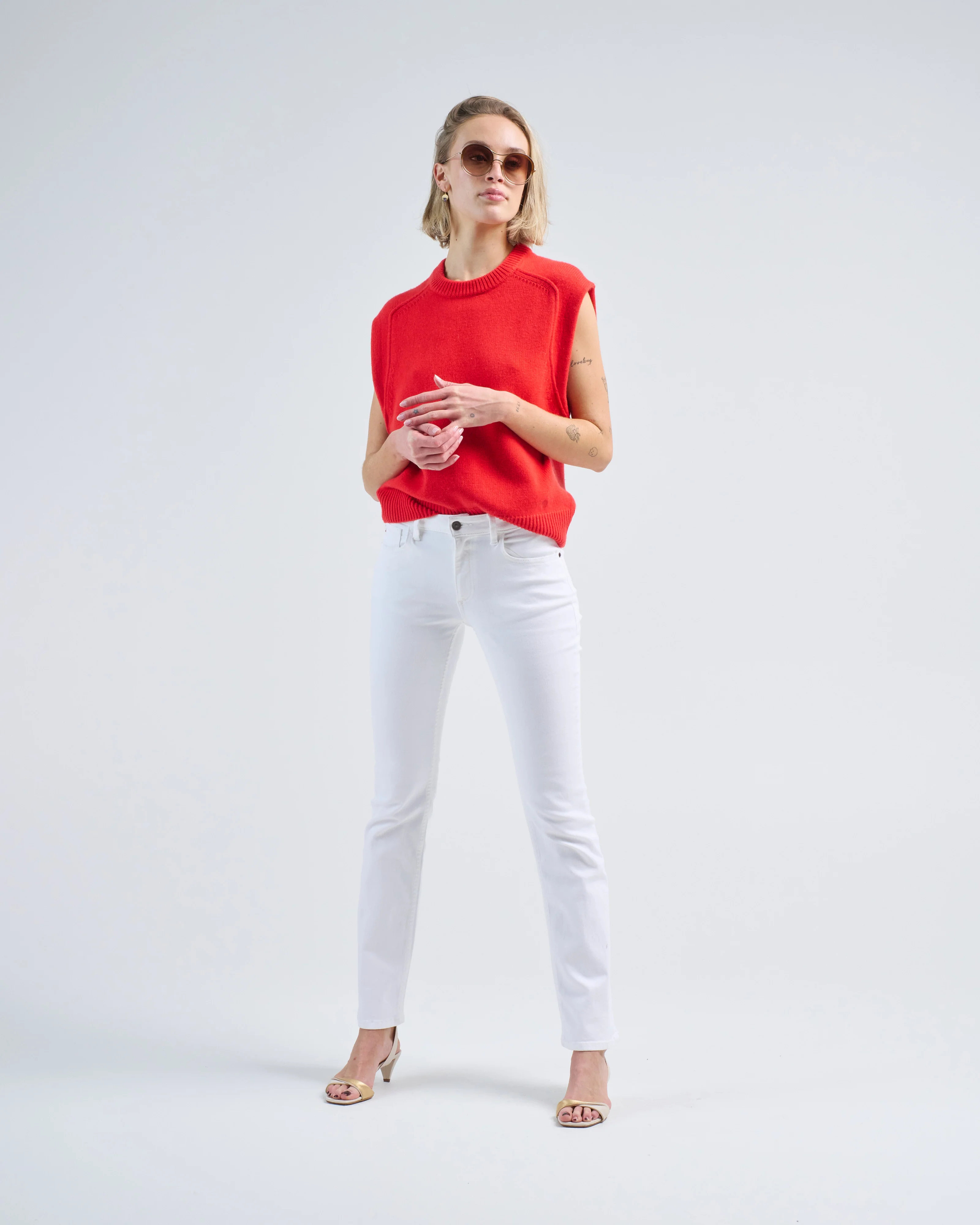 sleeveless boxy top - Image 5