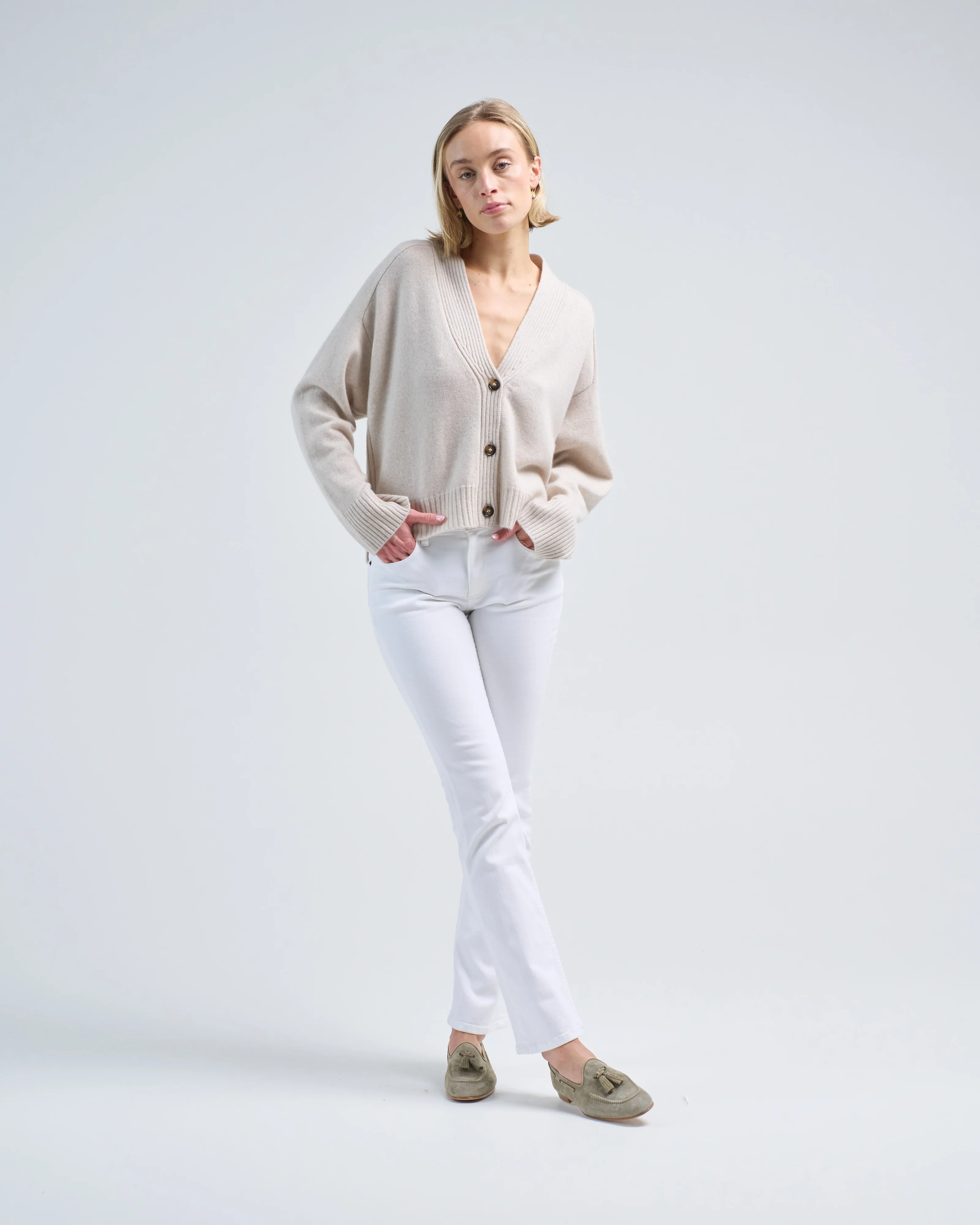 v neck cardigan - Image 2