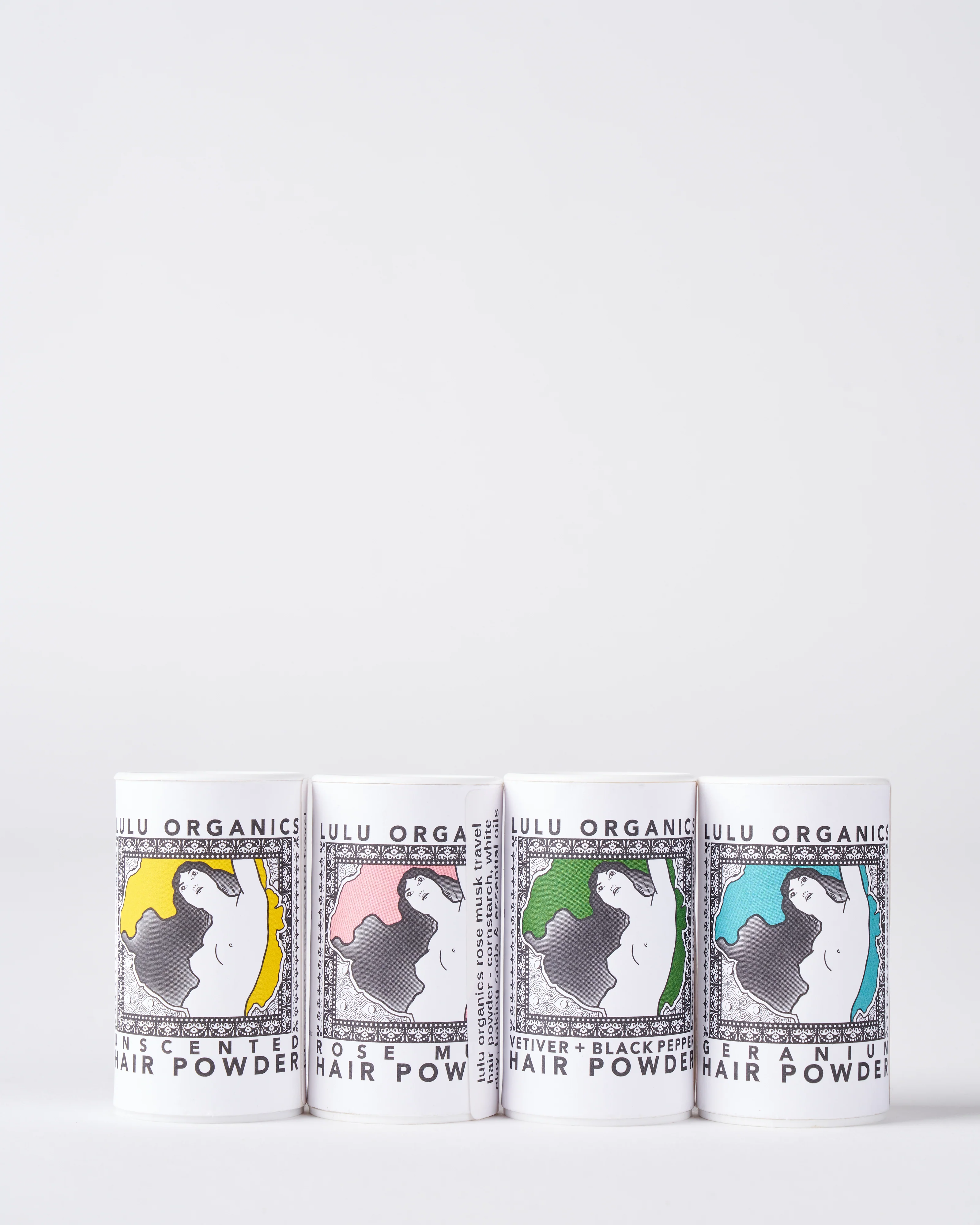 rose musk travel hair powder cornstarch, white clay, baking soda & essential oils, 1 oz - Image 2