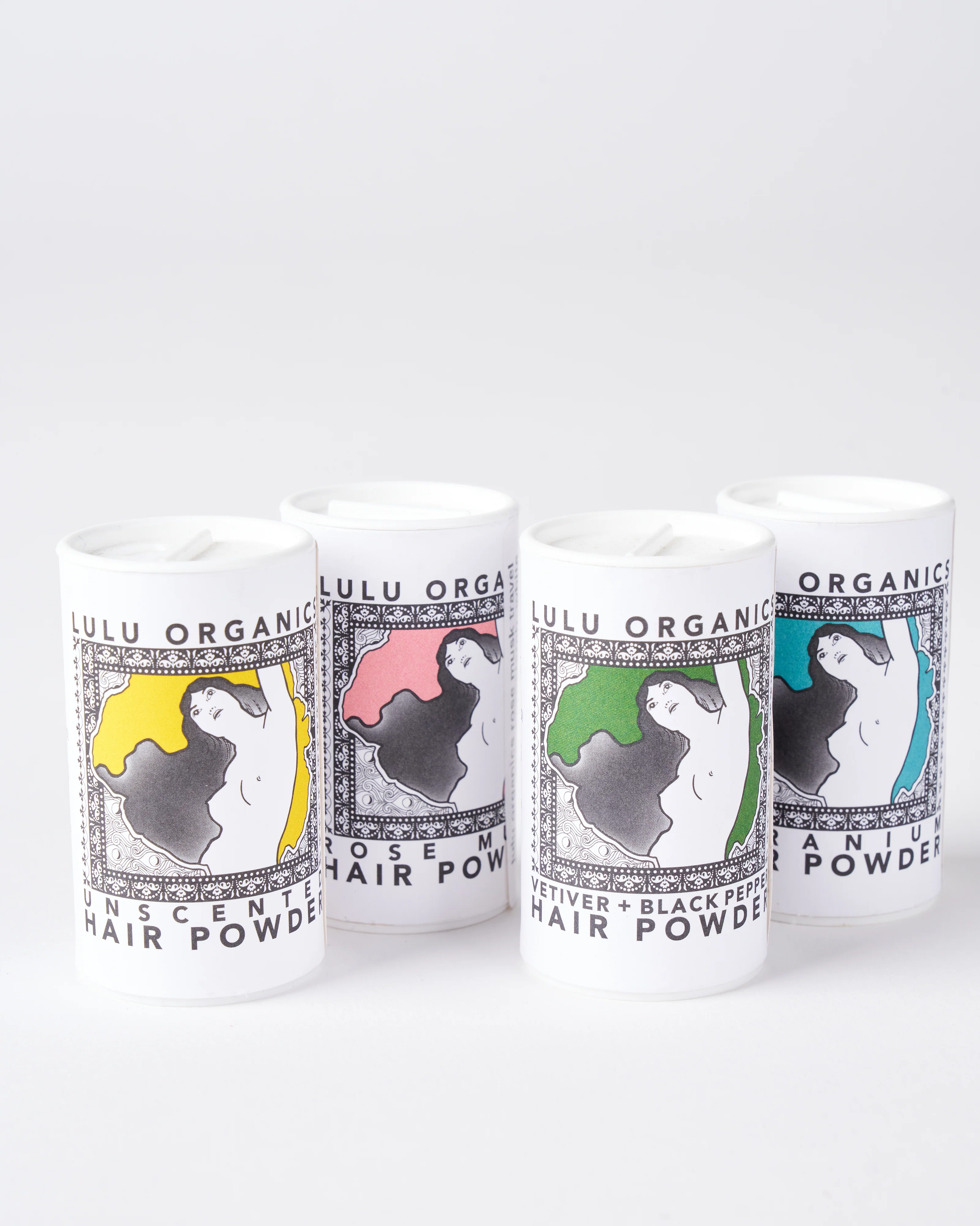 vetiver + black pepper travel hair powder cornstarch, white clay, baking soda & essential oils, 1 oz - Image 2
