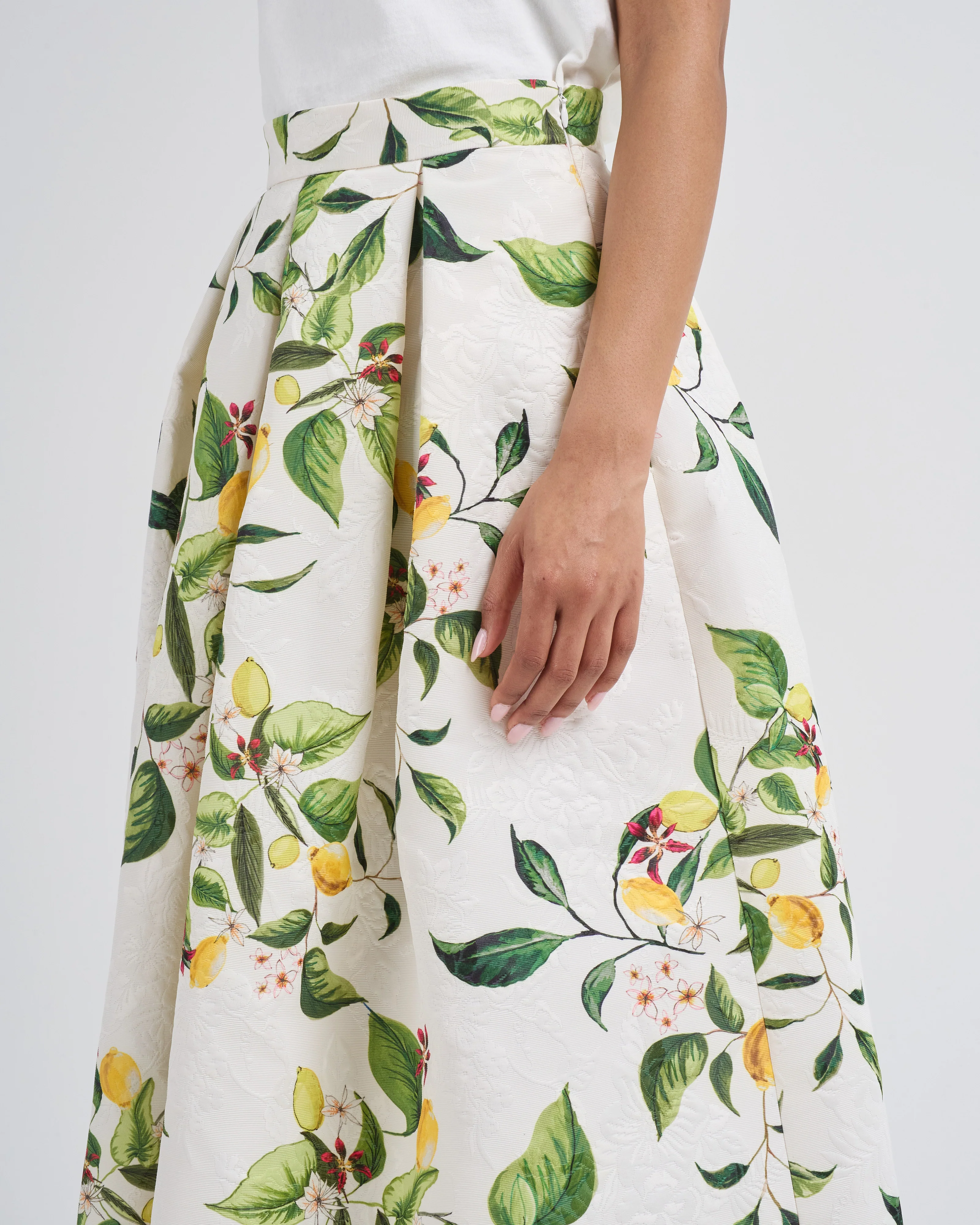 luna lemon midi skirt - Image 2
