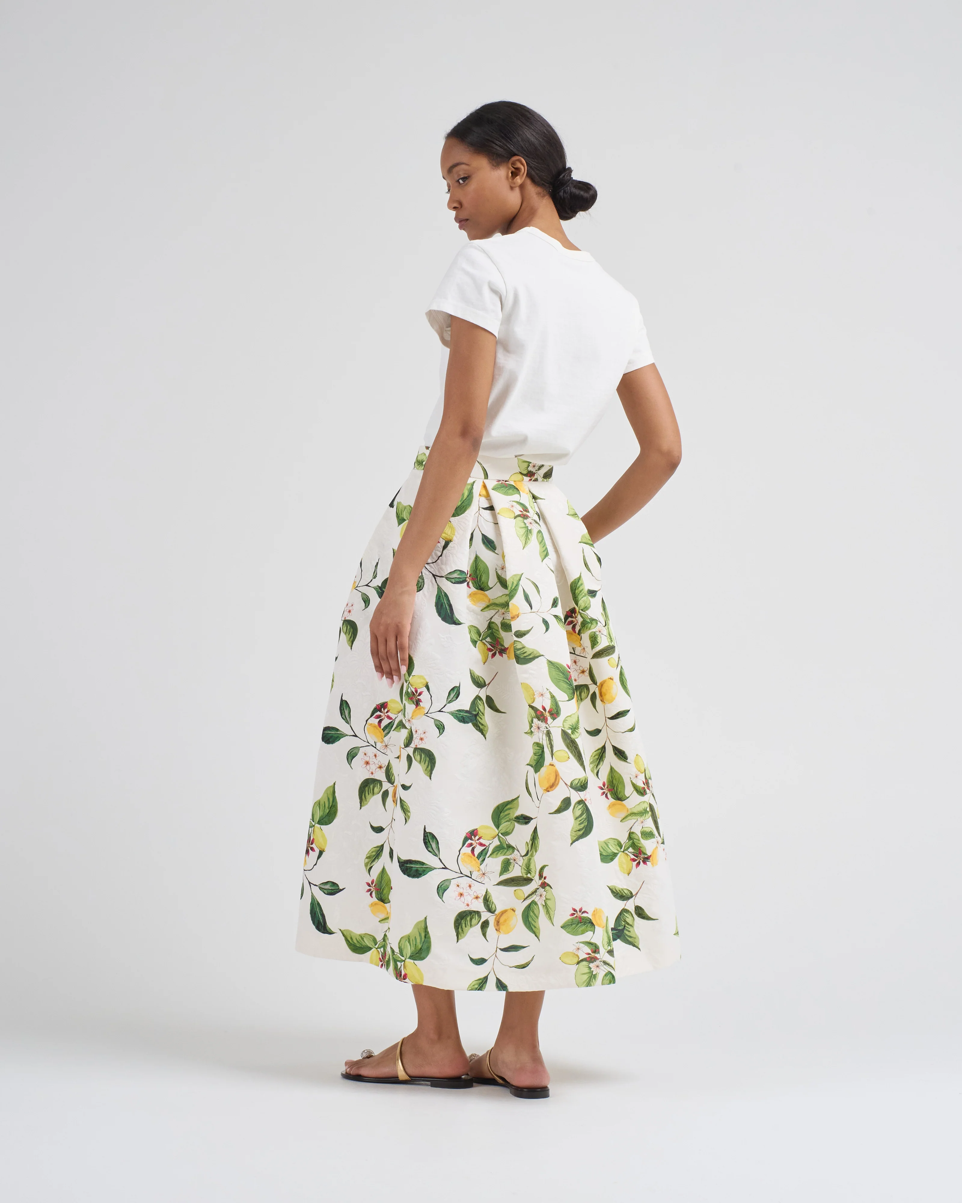 luna lemon midi skirt - Image 5