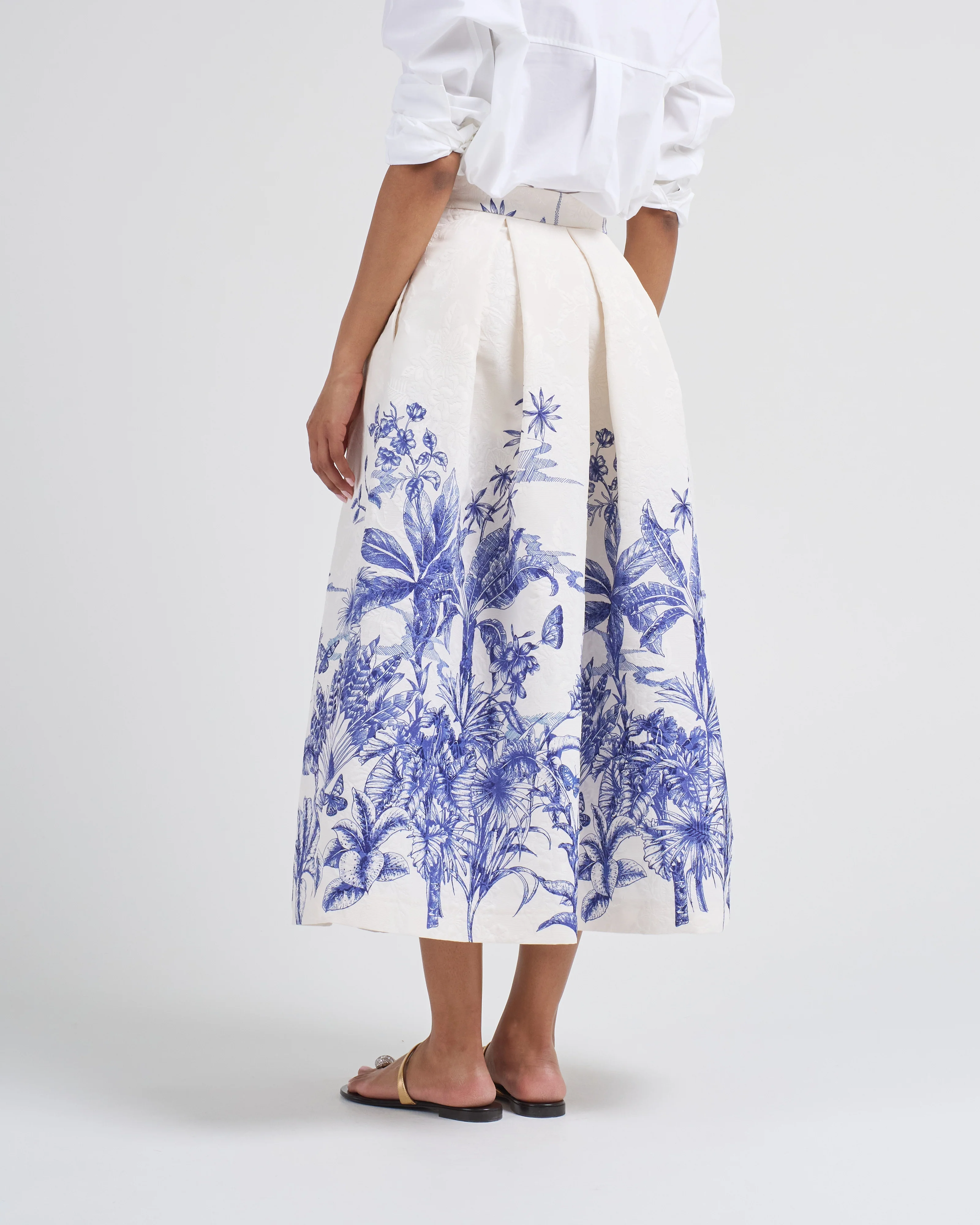 luna palm midi skirt - Image 5