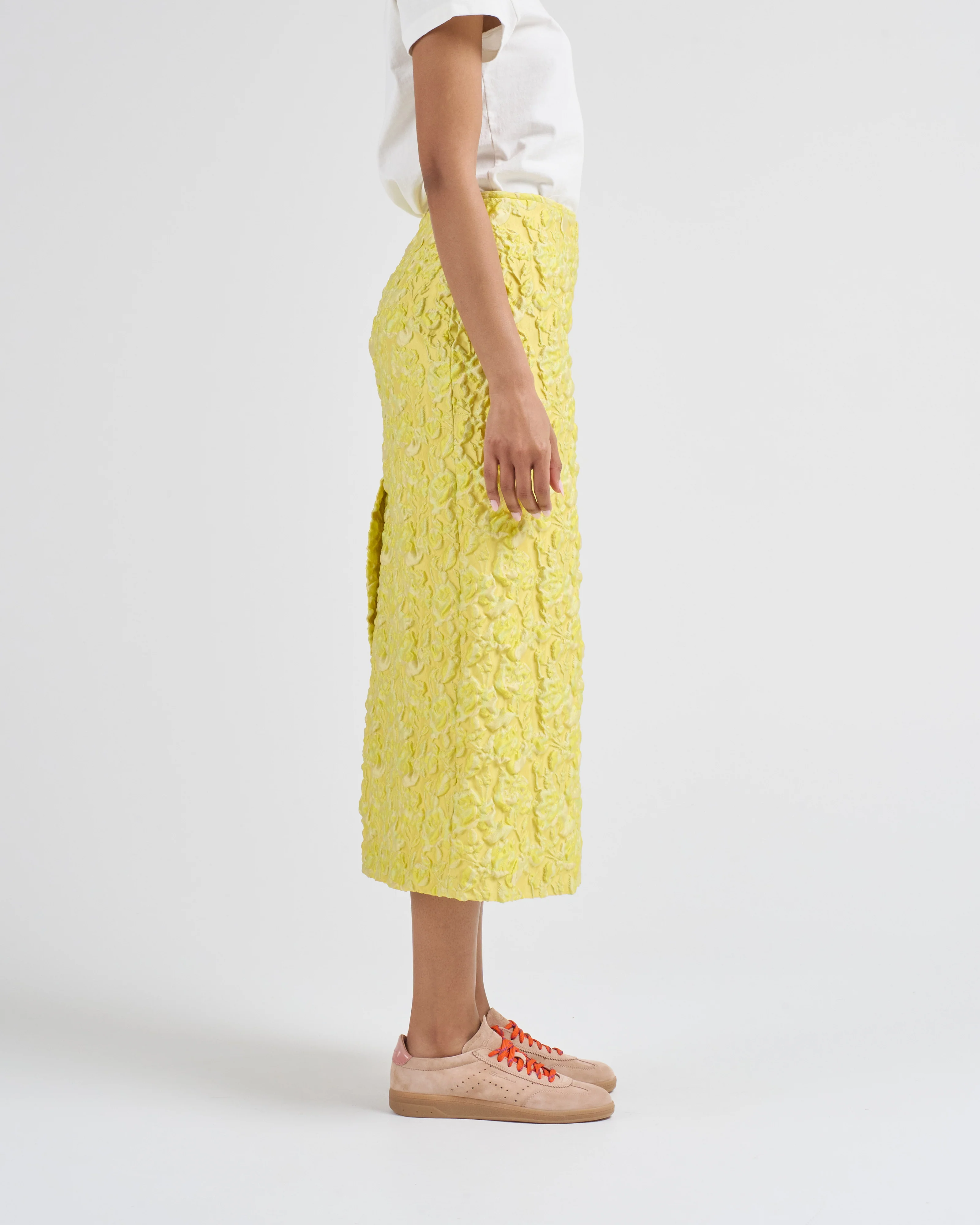 pencil metallic skirt - Image 4