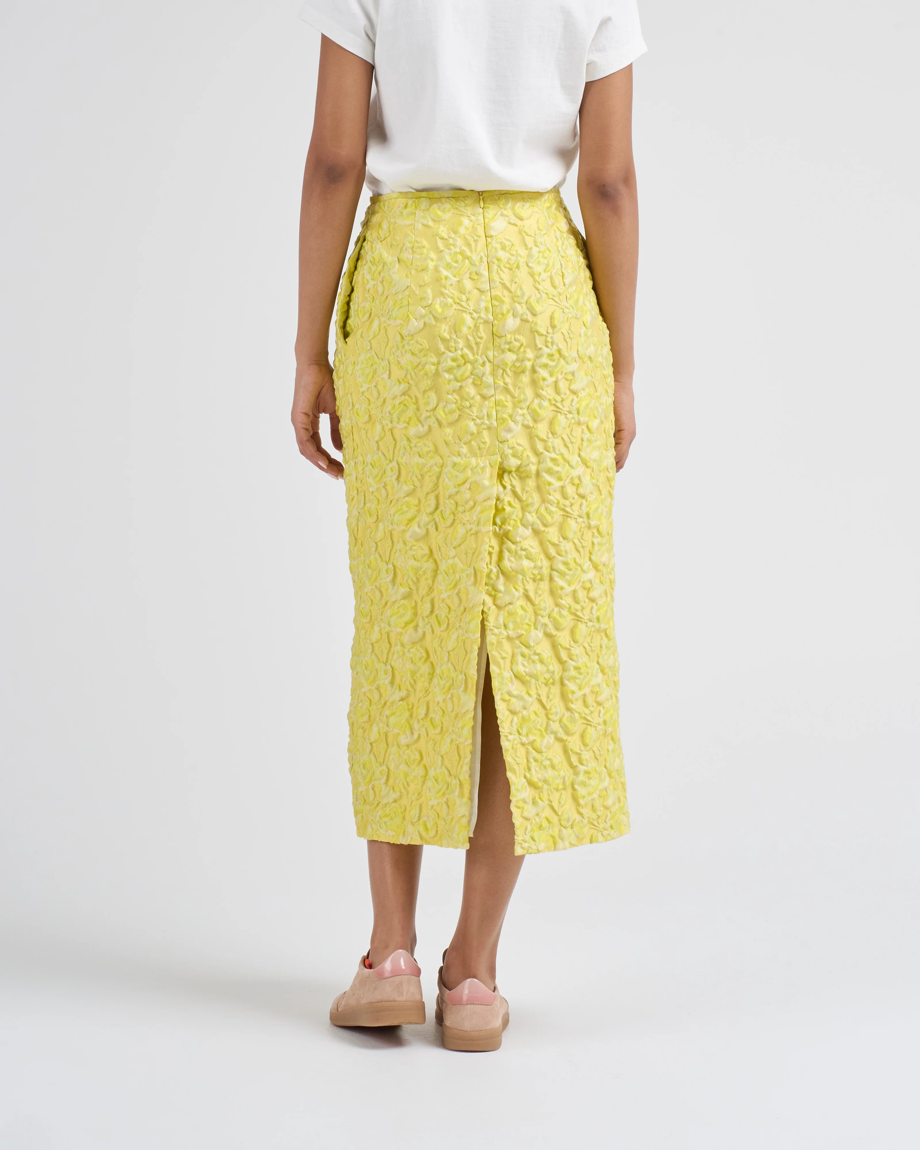 pencil metallic skirt - Image 5