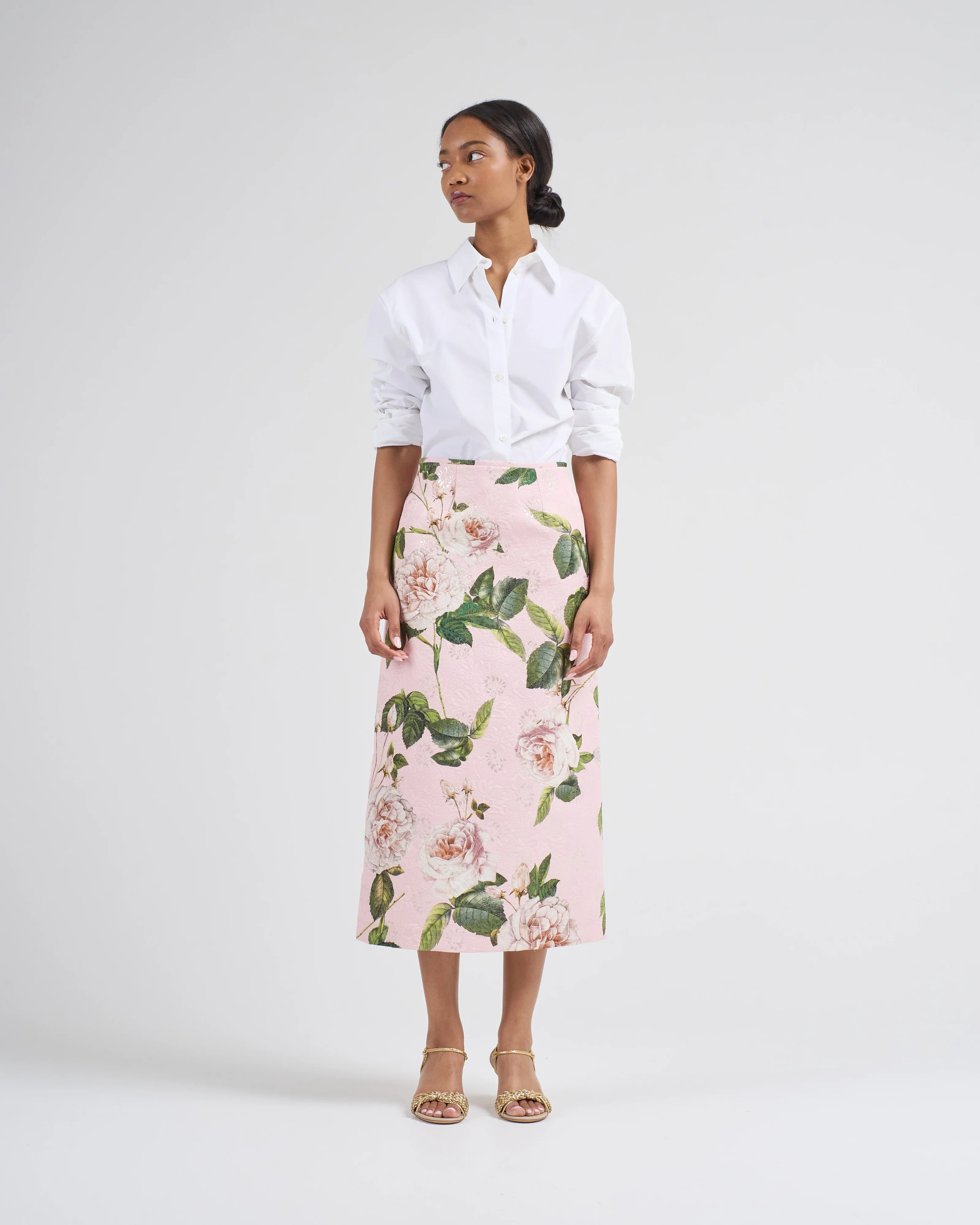 pencil roses skirt - Image 2