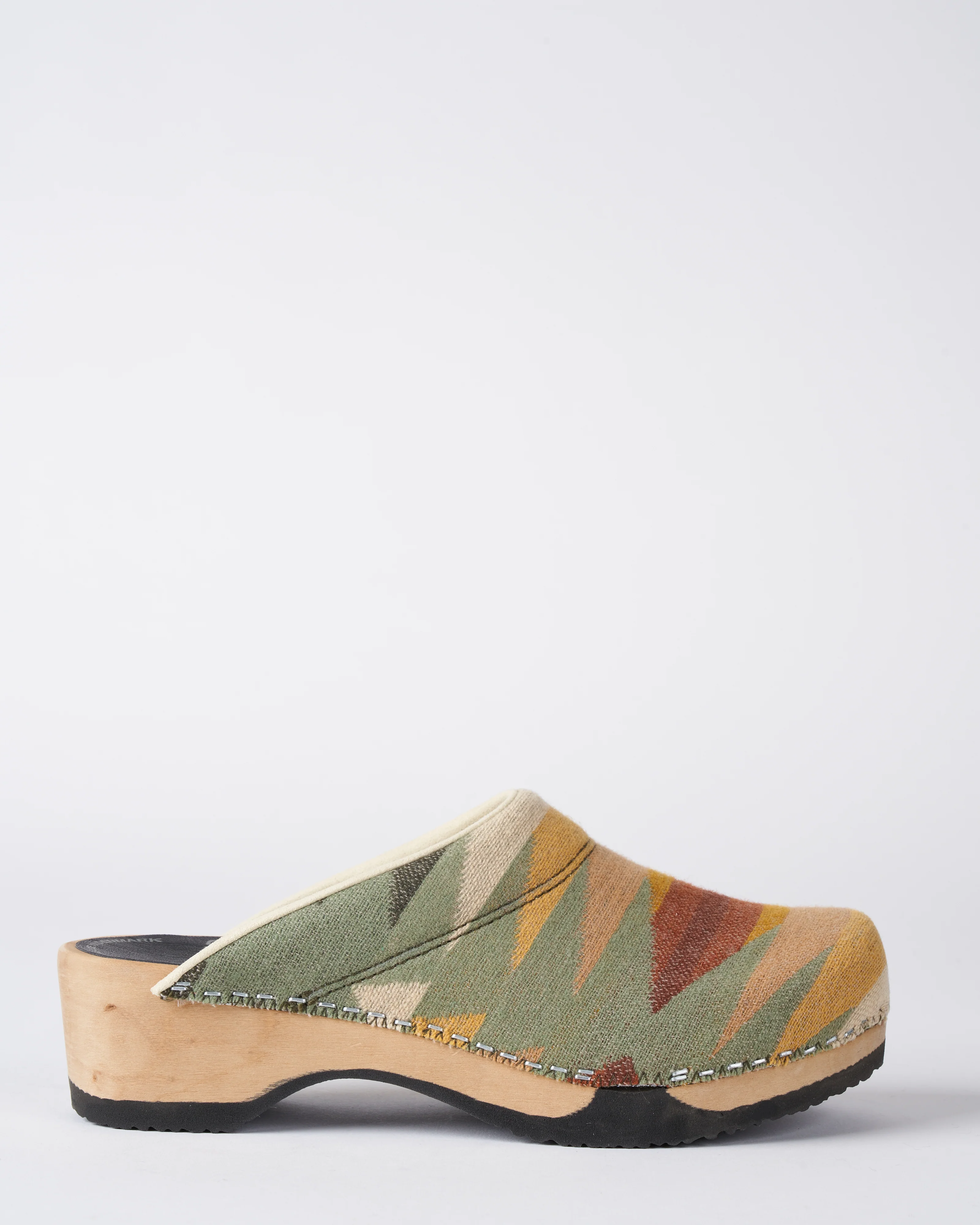 1288 adobe clog - triangle green wool - Image 2
