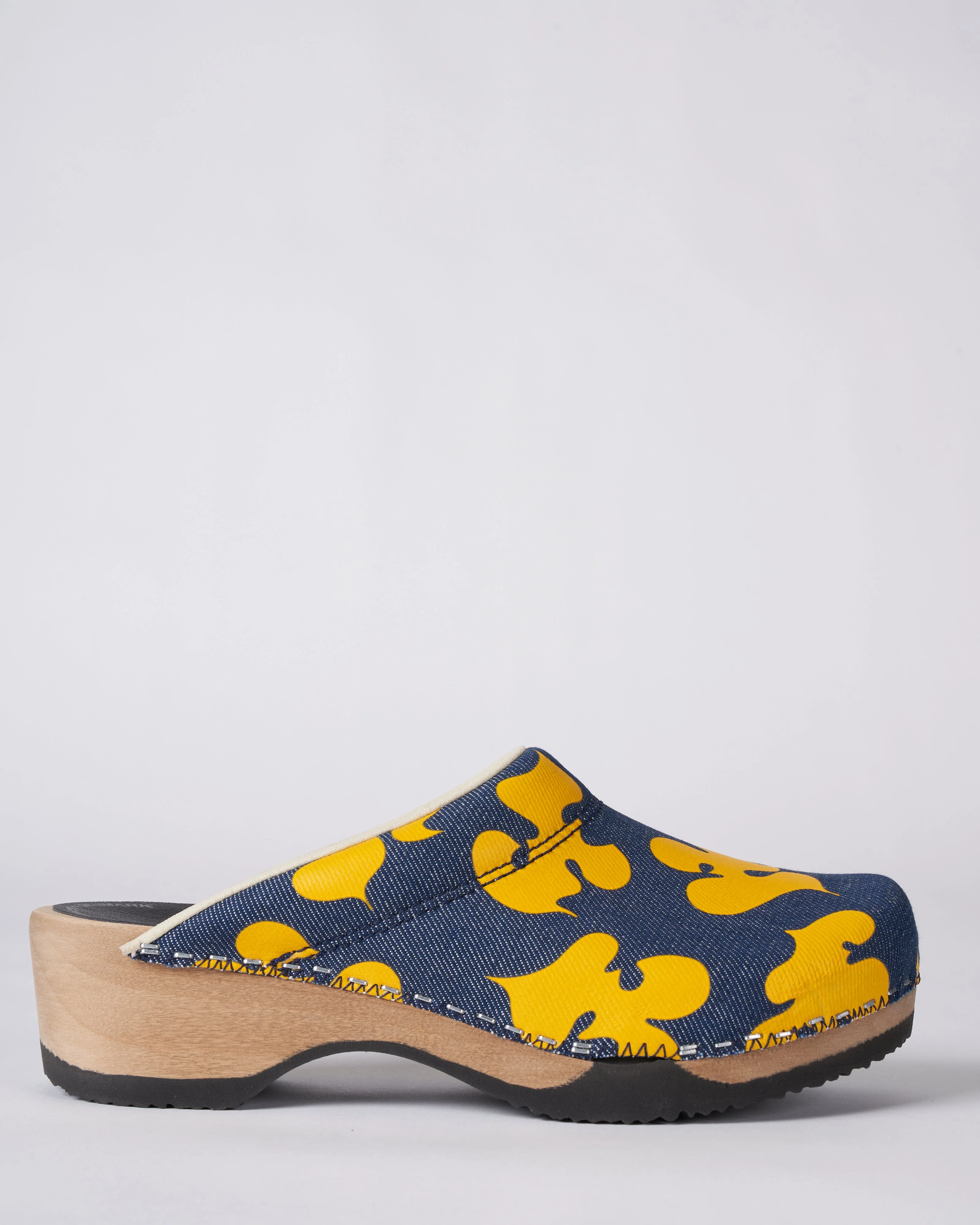 embla clog - yellow/denim - Image 2