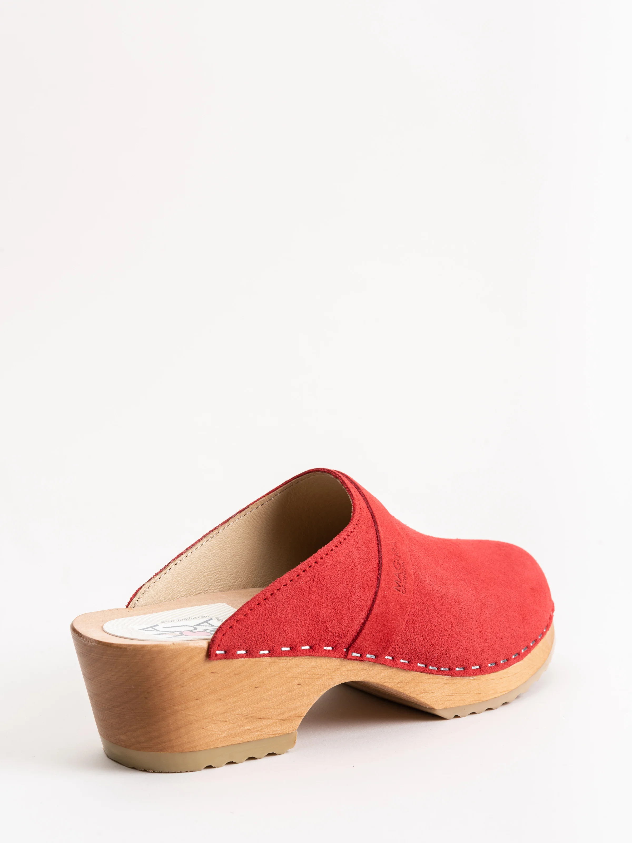 berkeley clog - suede red - Image 3