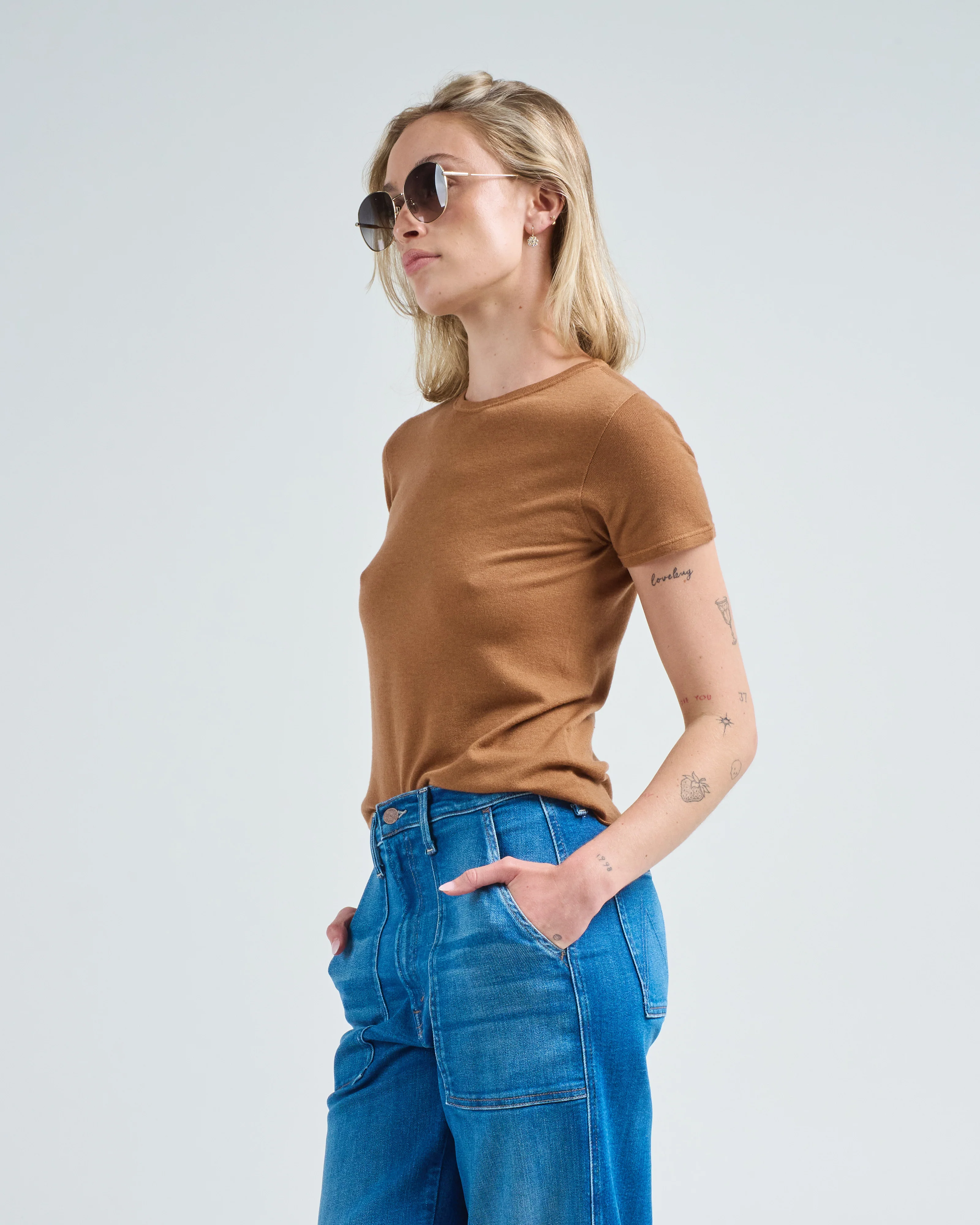cashmere s/s crewneck - Image 3
