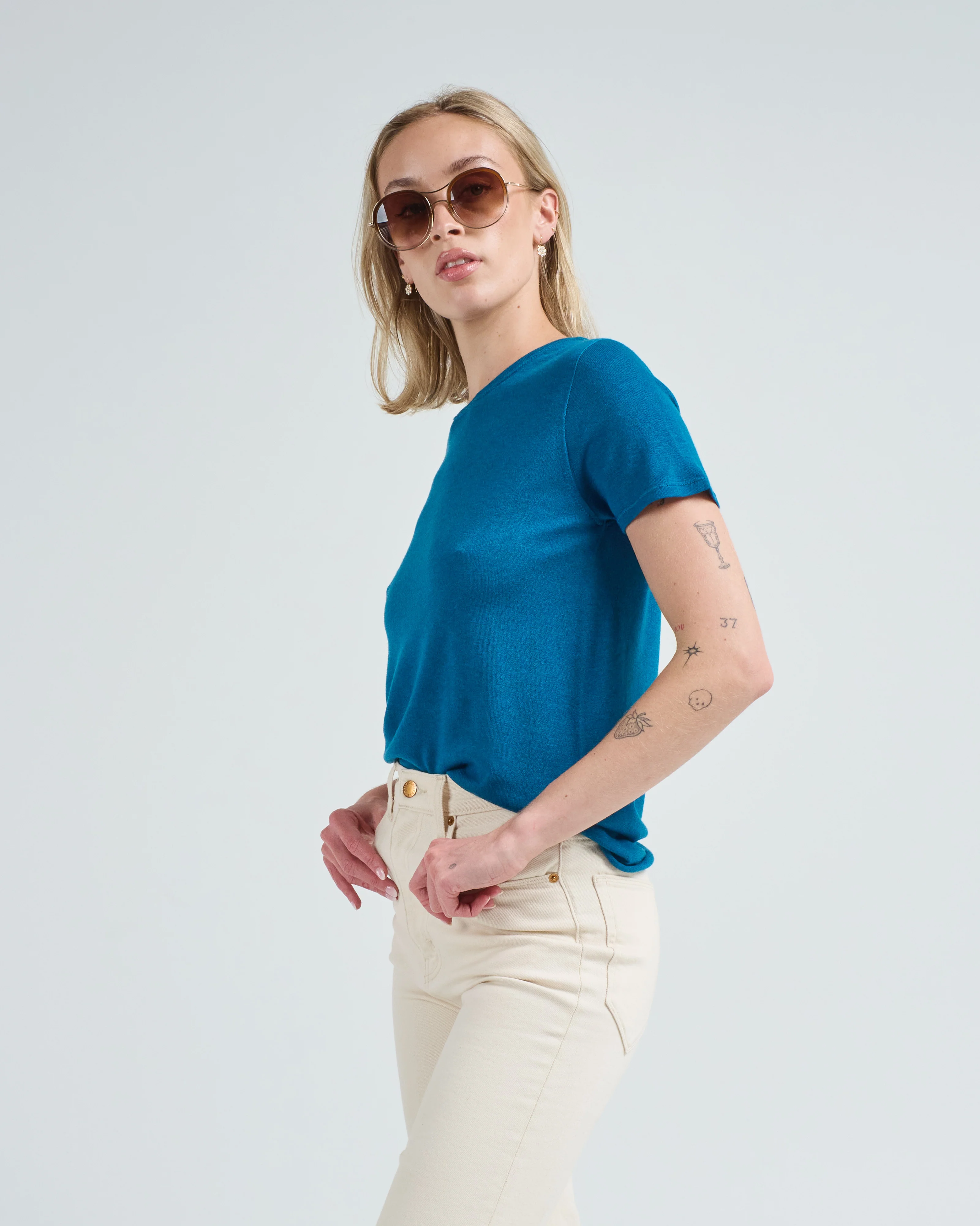 cashmere s/s crewneck - Image 3