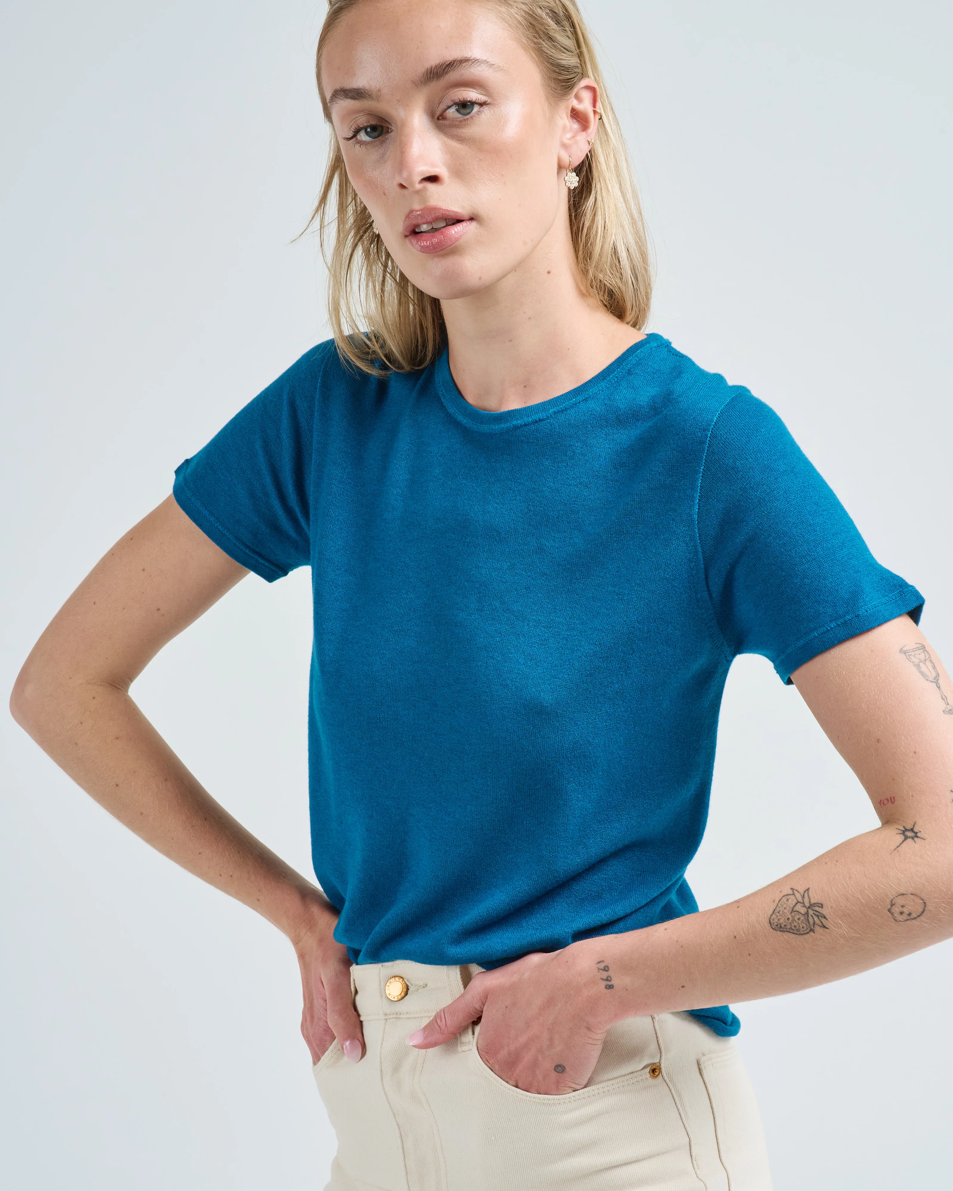 cashmere s/s crewneck - Image 5