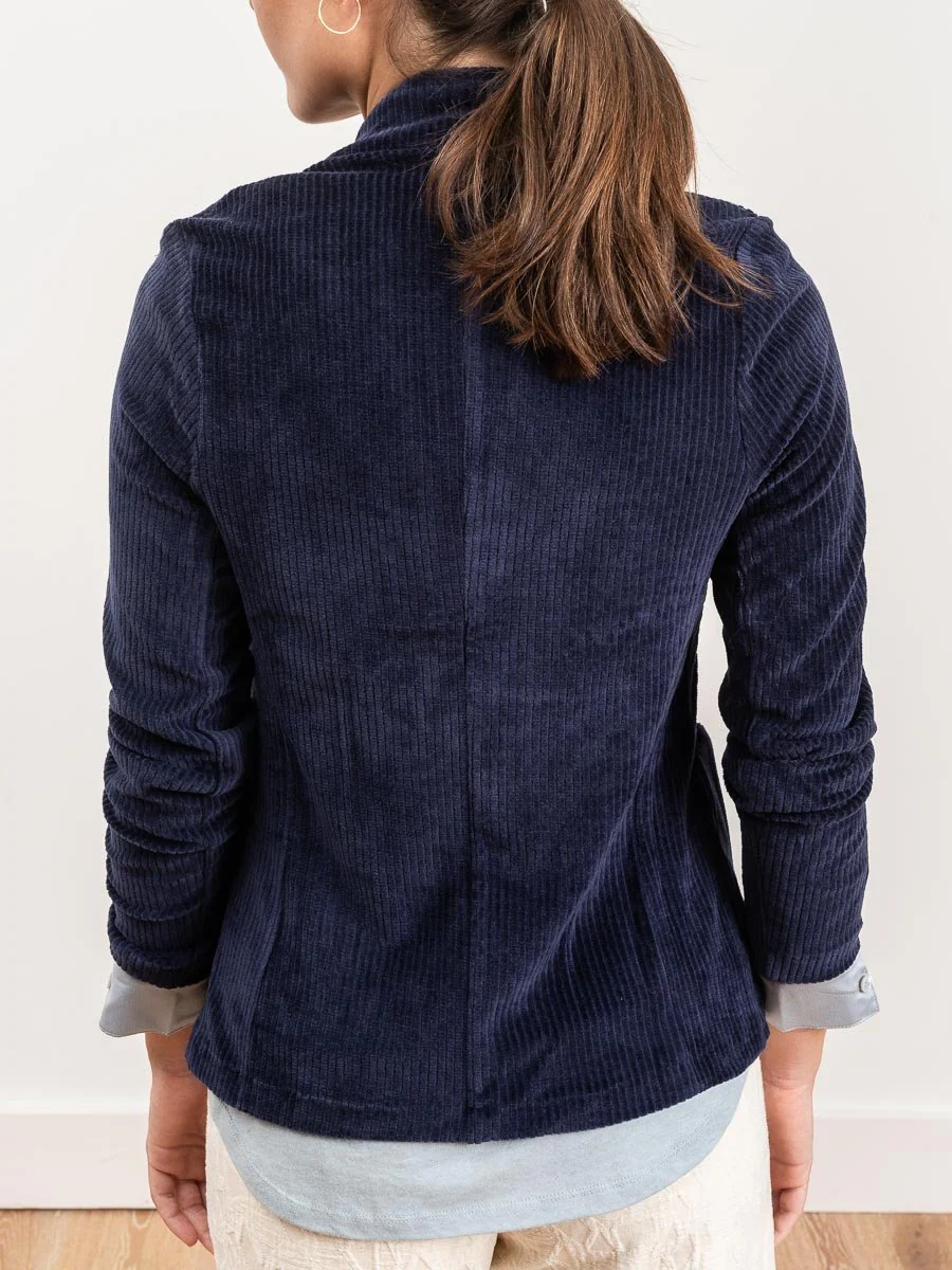 three button blazer - marine - Image 6