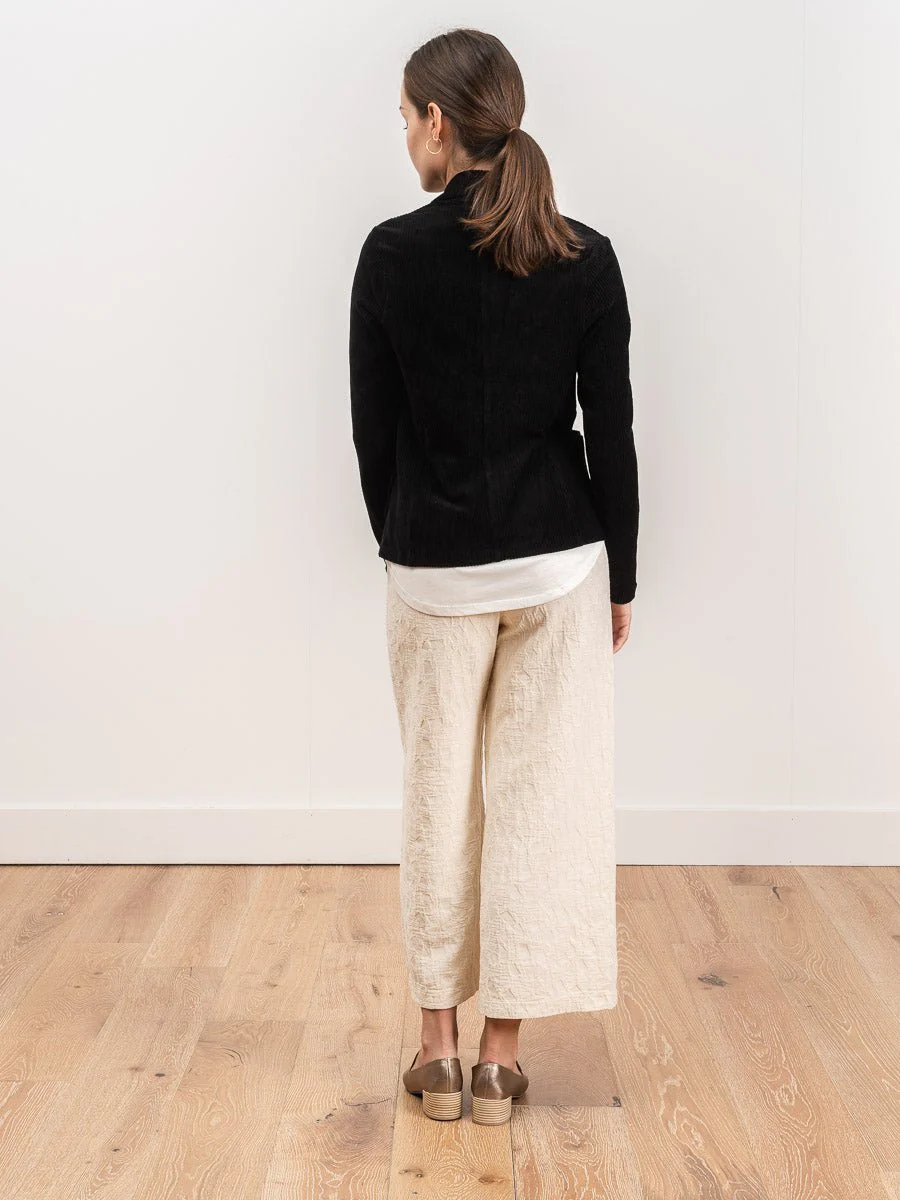 three button blazer - black - Image 3