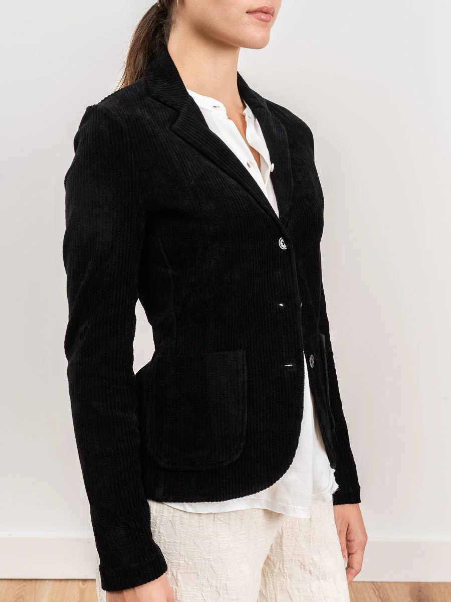 three button blazer - black - Image 4